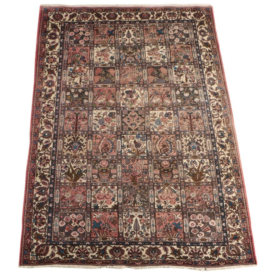 6'10 x 10' Hand-Knotted Persian Bakhtiari Area Rug