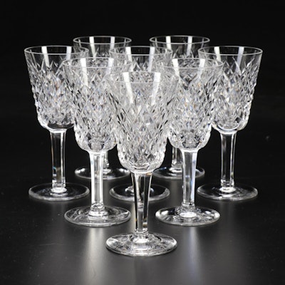 Waterford Crystal "Alana" Sherry Glasses, Mid to Late 20th Century