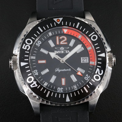 Invicta Signature II Stainless Steel Wristwatch