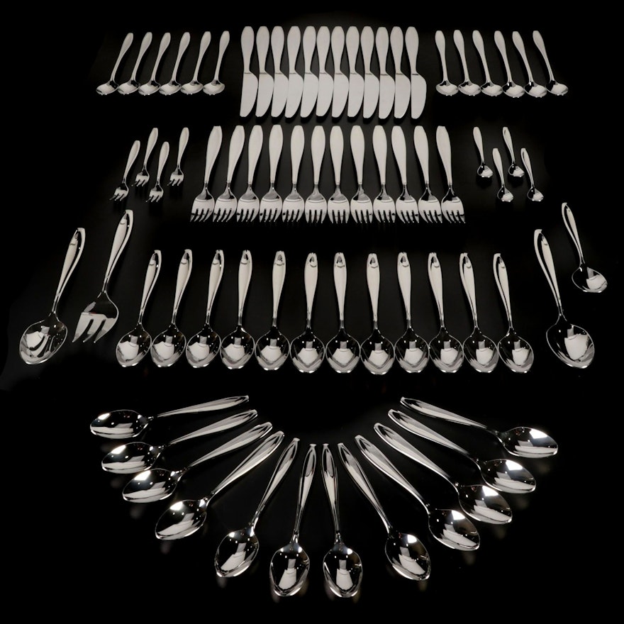 Lenox "Eastbourne" Stainless Flatware and Serving Utensils, 2015-2018