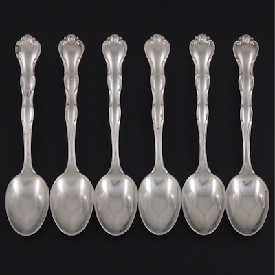 Gorham "Rondo" Sterling Silver Demitasse Spoons, Mid to Late 20th Century