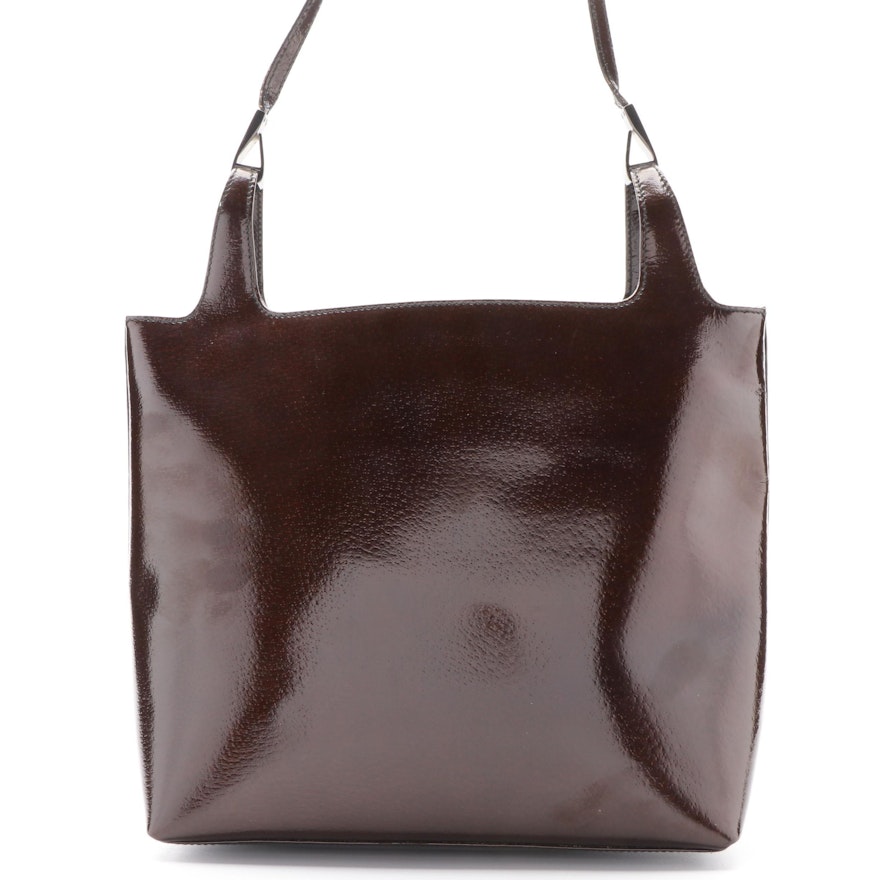 Gucci Shoulder Bag in Dark Brown Master Calf Leather