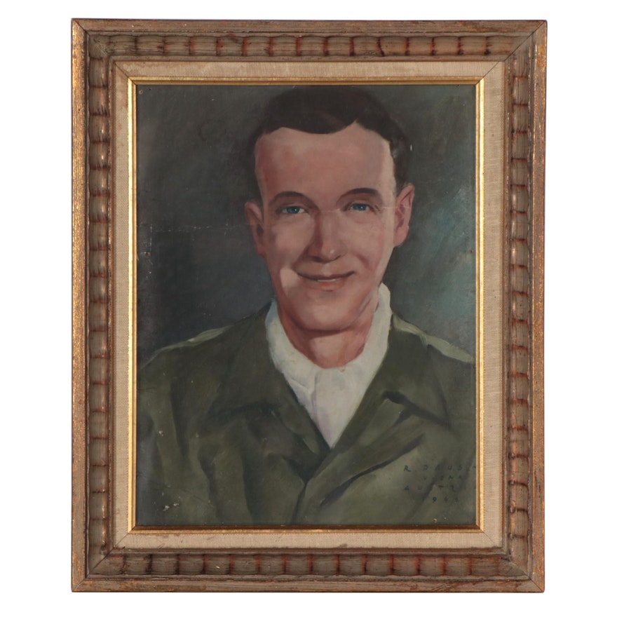 Oil Portrait Illustration, 1946