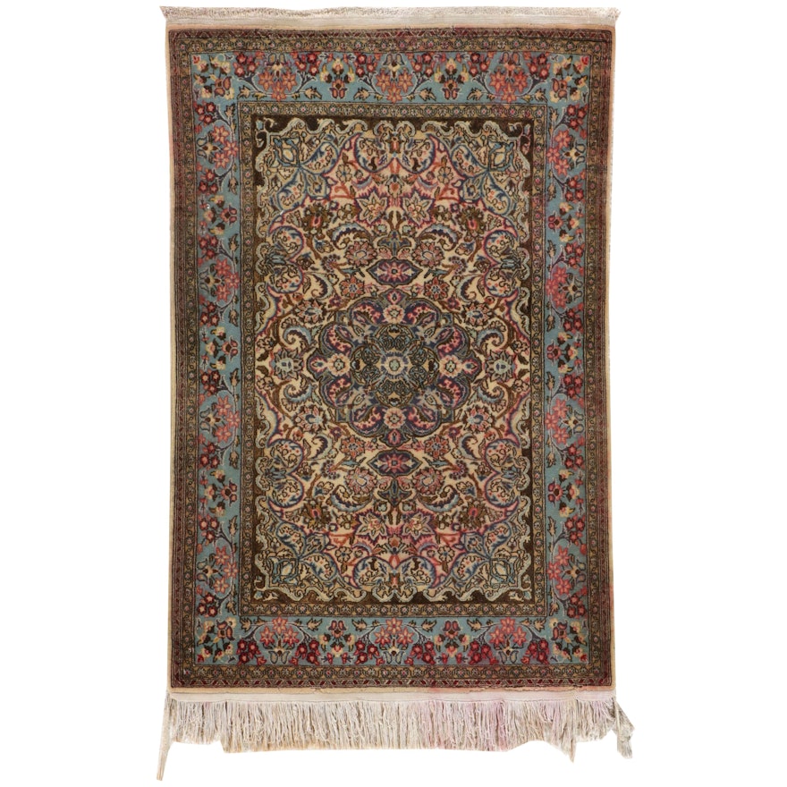 3'3 x 5'5 Hand-Knotted Persian Isfahan Area Rug