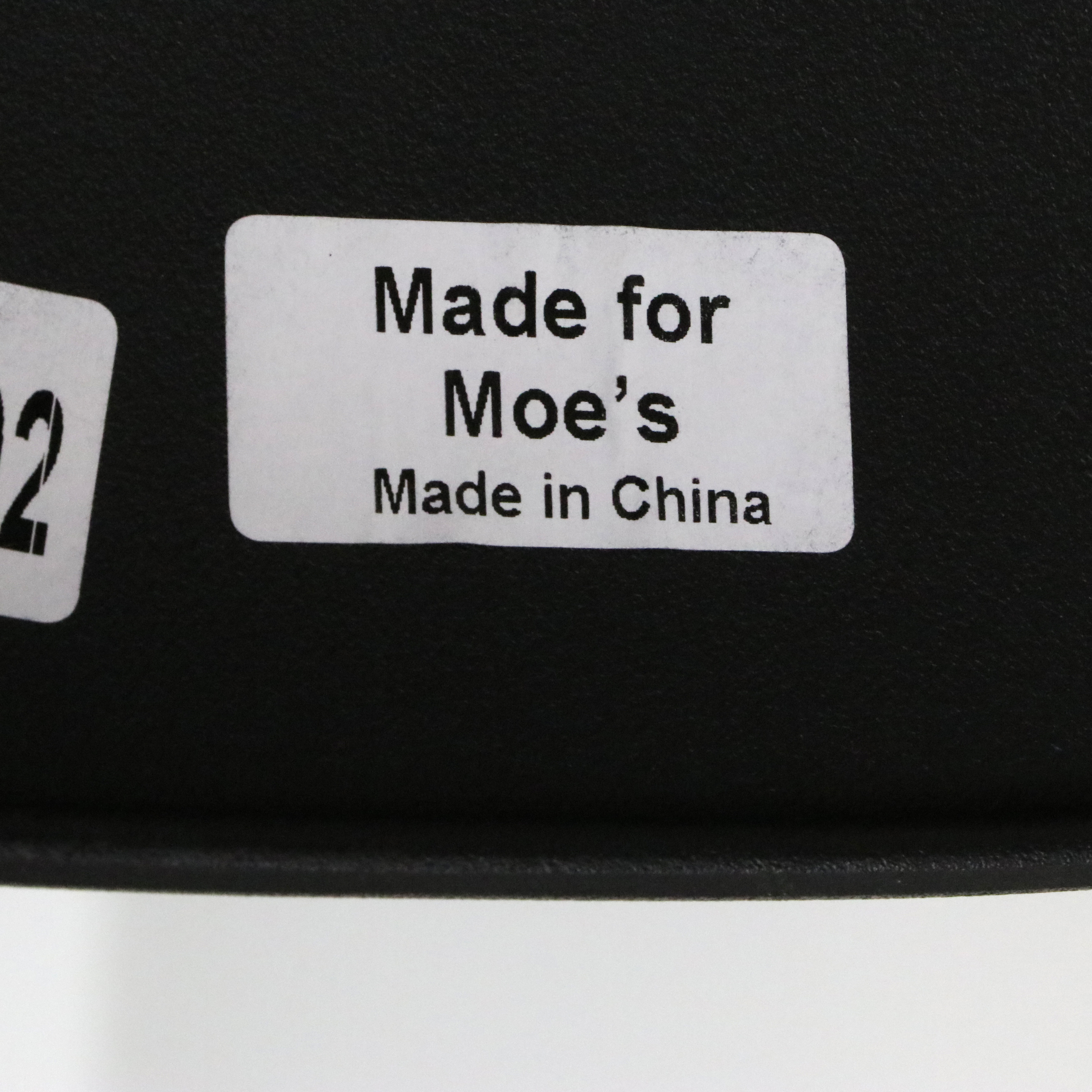 Modern Style Dining Table with Moe's Home Collection Molded Side Chairs