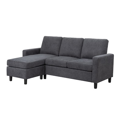 Sobaniilo Convertible Sectional Sofa in Blue-Gray