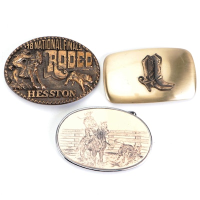1978 National Finals Rodeo and More Belt Buckles