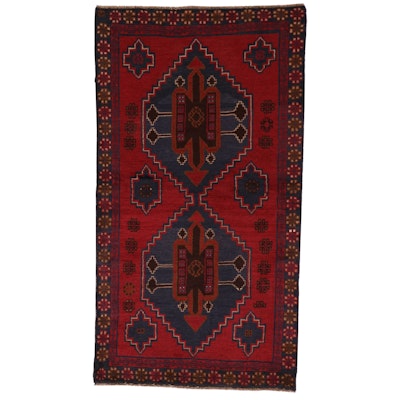 3'7 x 6'7 Hand-Knotted Persian Kelardasht Area Rug
