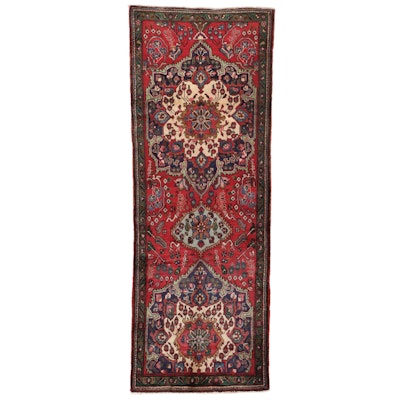 3'7 x 10'3 Hand-Knotted Bakhshayesh Carpet Runner
