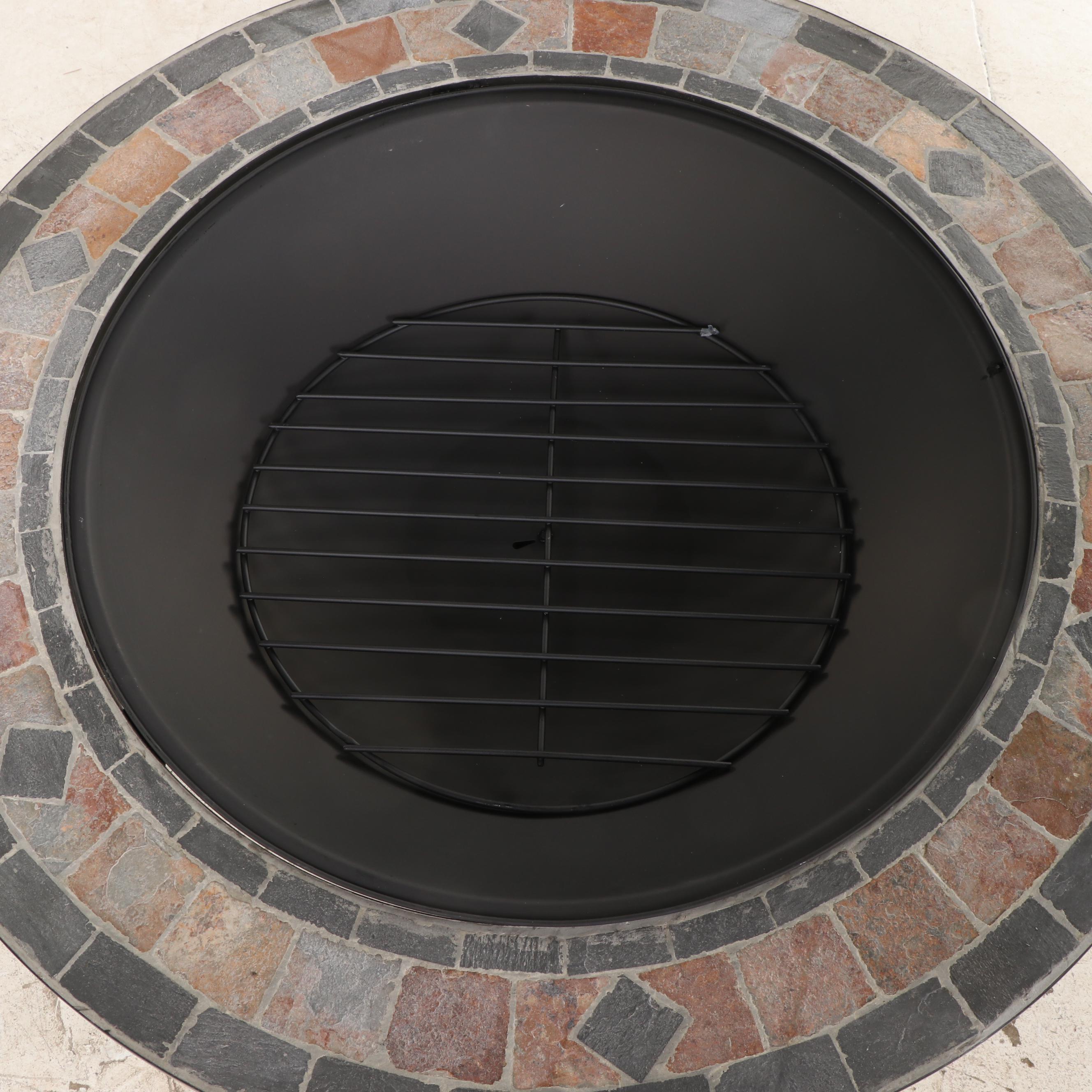 Garden Treasures Fire Pit with Slate Top EBTH