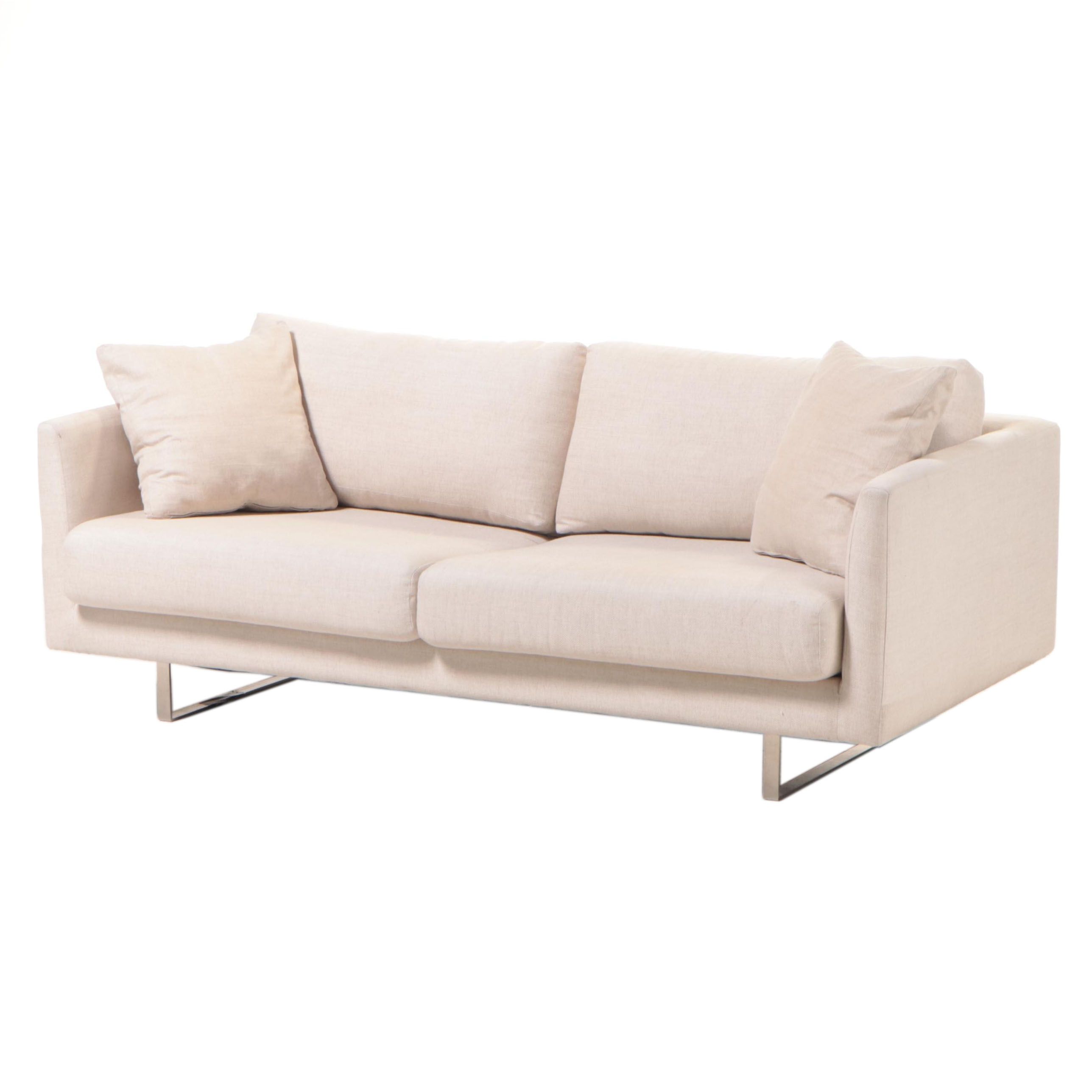 Lazar Industries Modernist Style CustomUpholstered Sofa EBTH