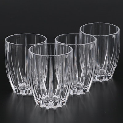 Marquis by Waterford "Omega" Crystal Double Old Fashioned Glasses, 2000-2018