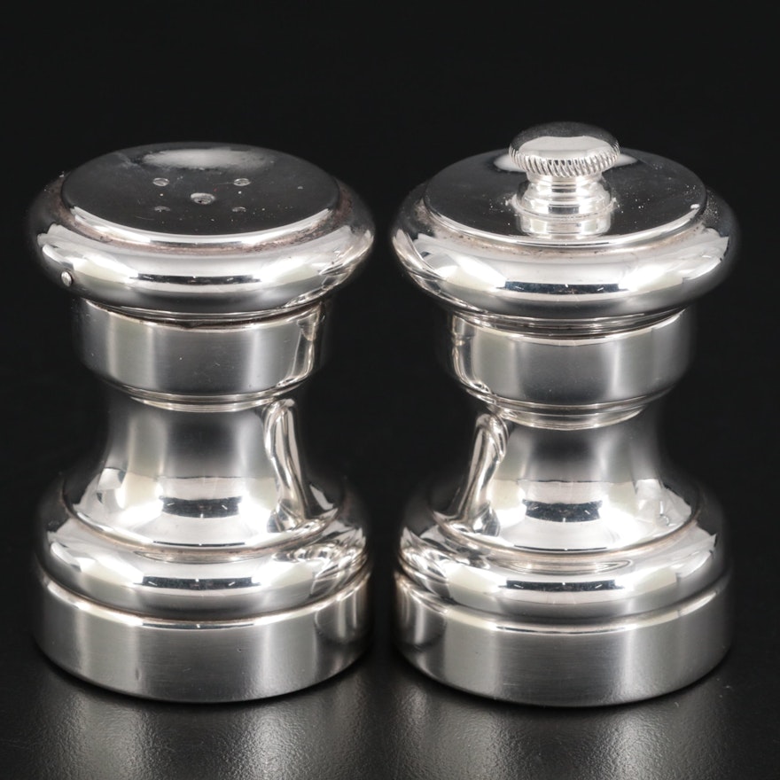 Cartier Weighted Sterling Silver Shakers, Late 20th Century