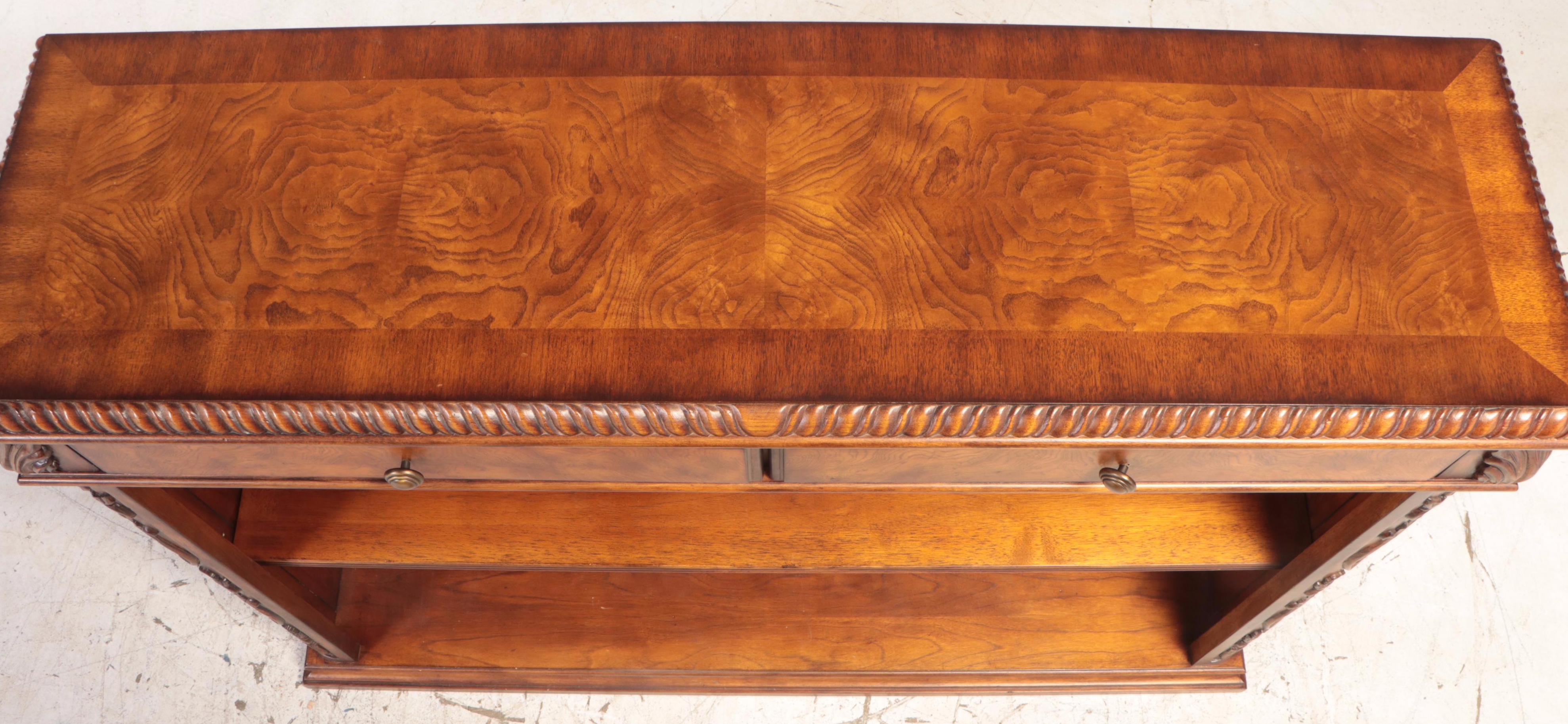 Carved Bookcase with Drawers EBTH