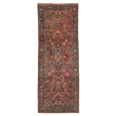 3'6 x 9'8 Hand-Knotted Persian Mehriban Long Rug