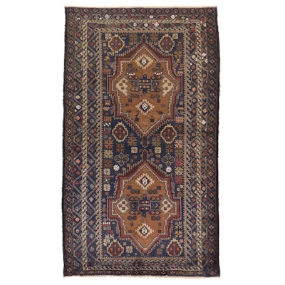 3'10 x 6'8 Hand-Knotted Afghan Area Rug