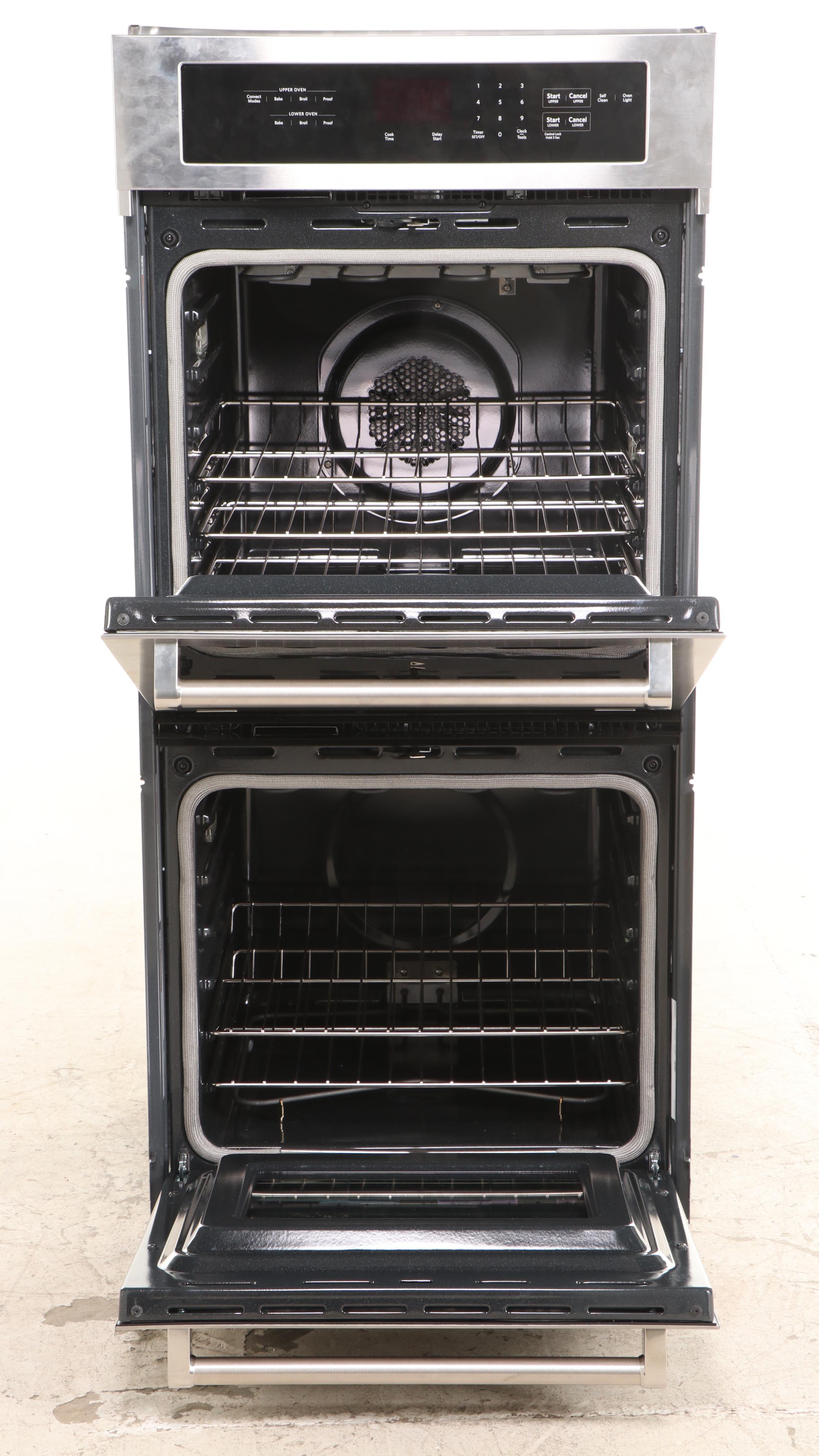 KitchenAid 24" Stainless Steel BuiltIn Double Electric Convection Wall