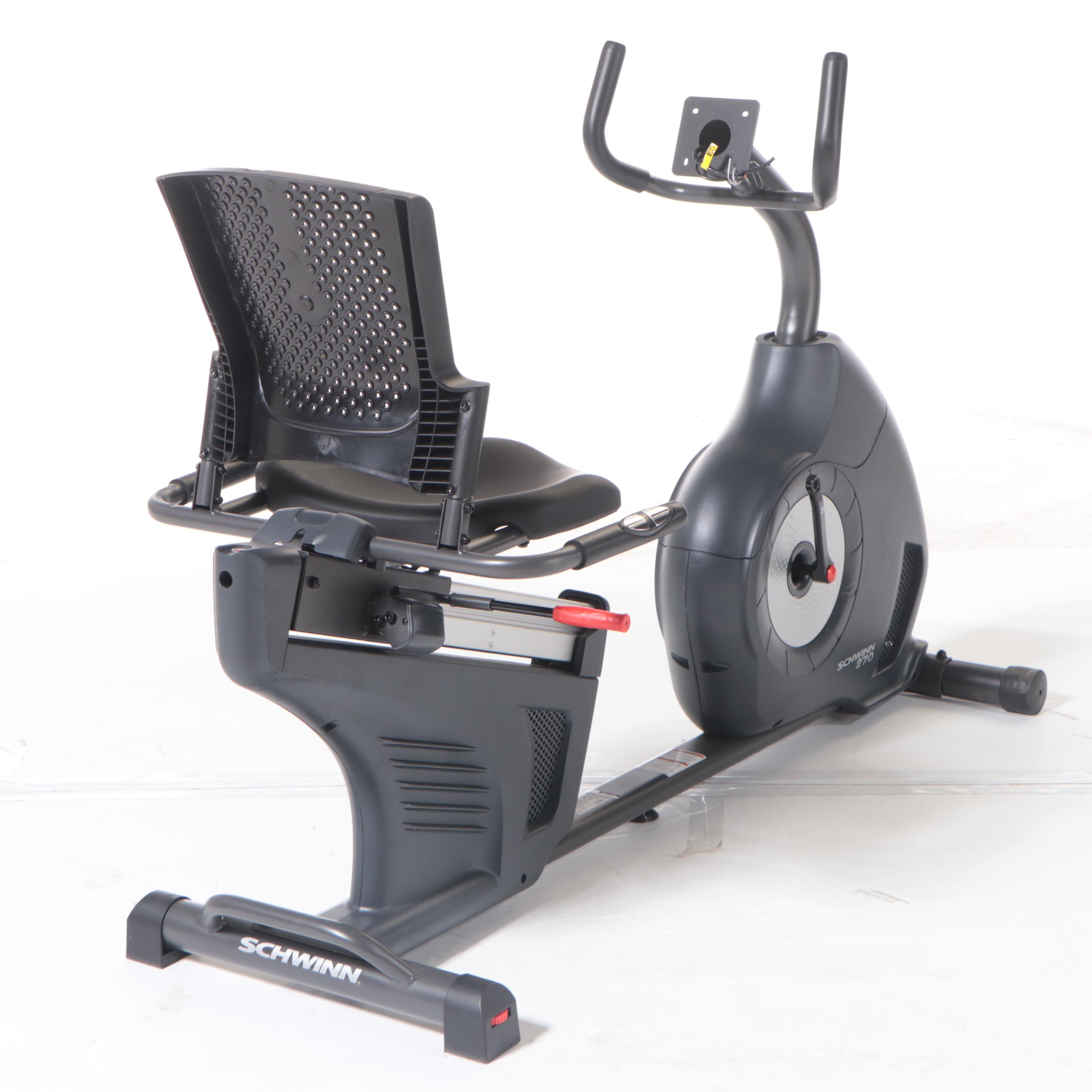 Schwinn 270 Journey 2.5 Recumbent Bike EBTH