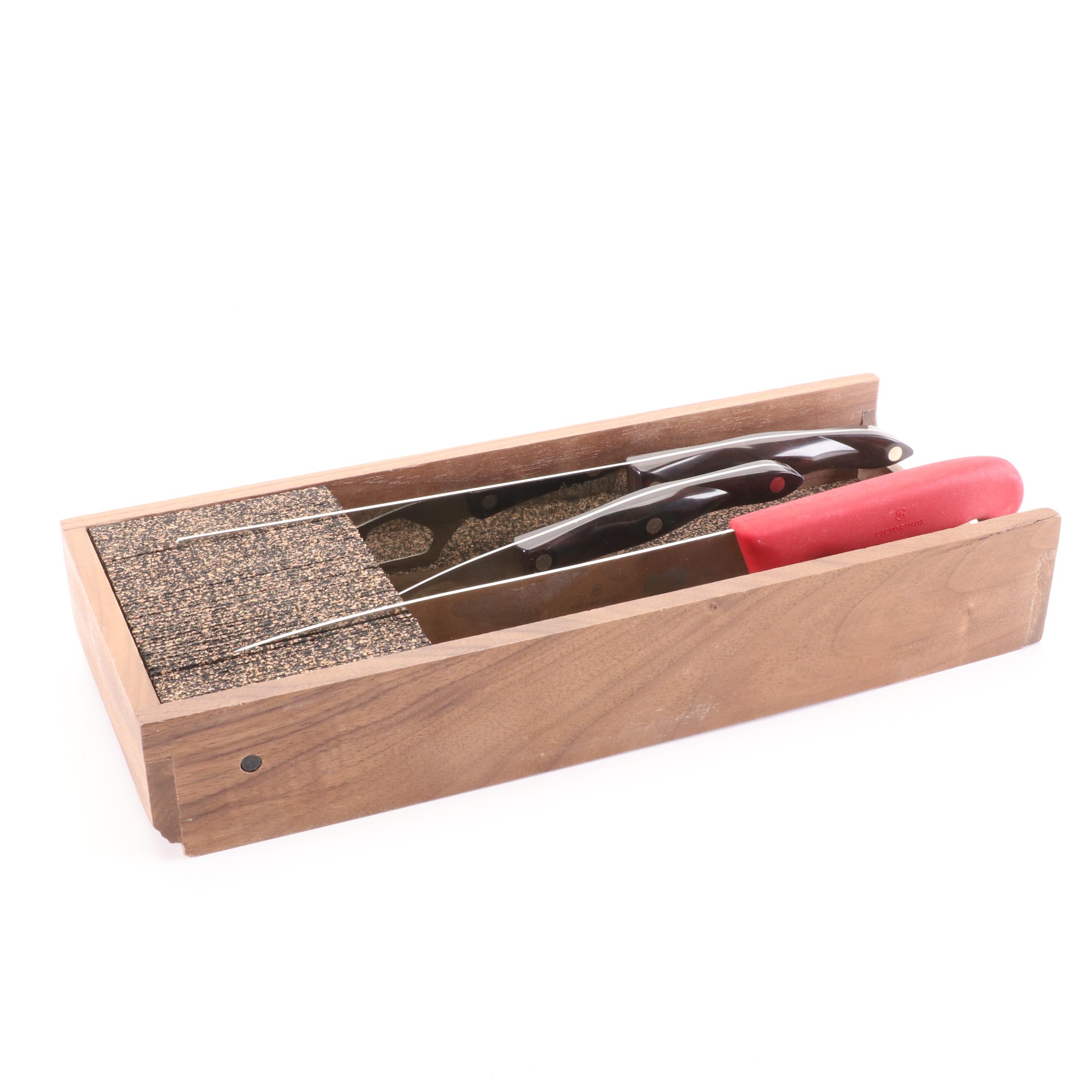 Cutco, Victorinox, Sharp Select with Other Cutlery and Cutlery Blocks EBTH