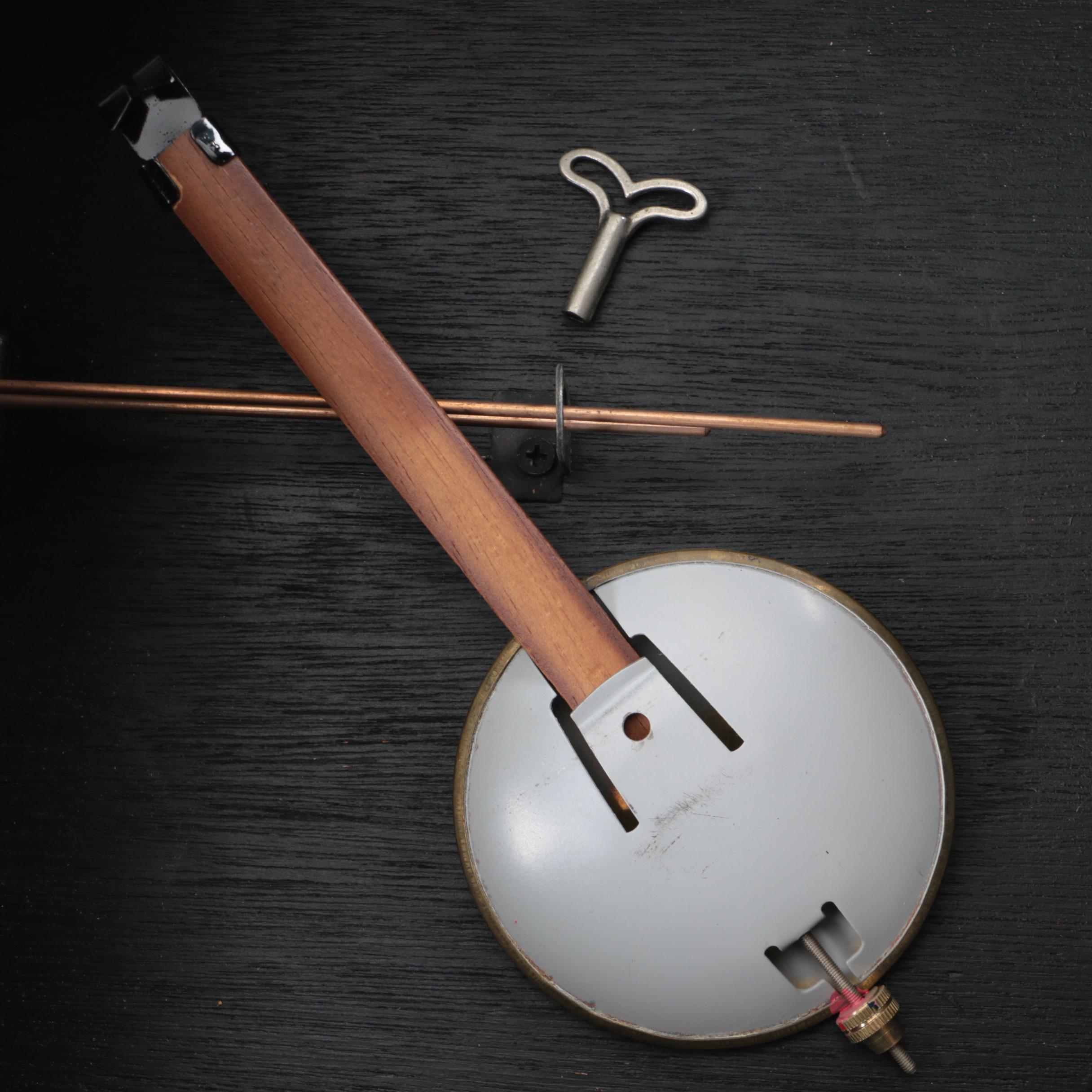 Zenon 31 Day Mahogany Stained Calendar Regulator Wall Clock, Late 20th