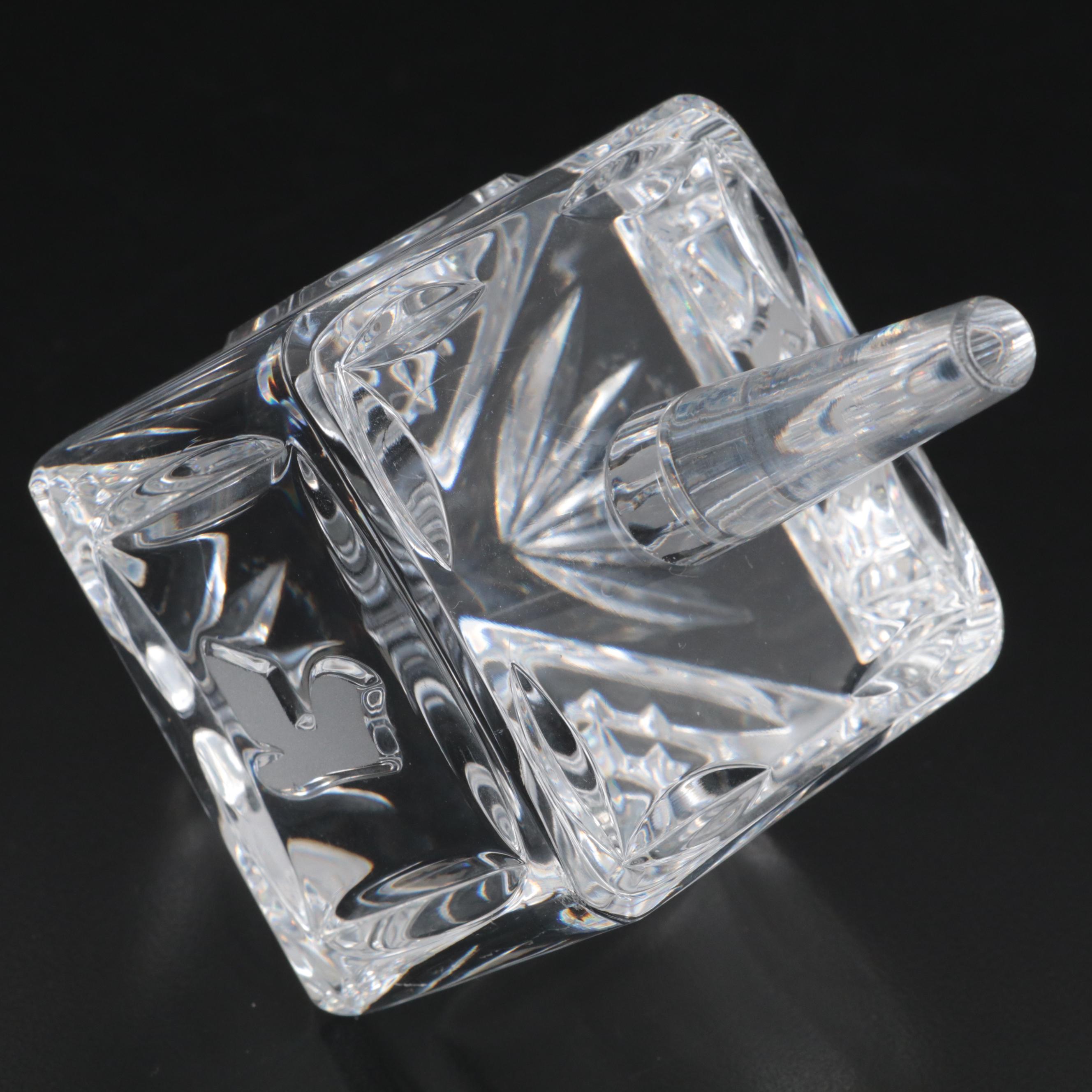 Waterford Crystal Dreidel Paperweight EBTH