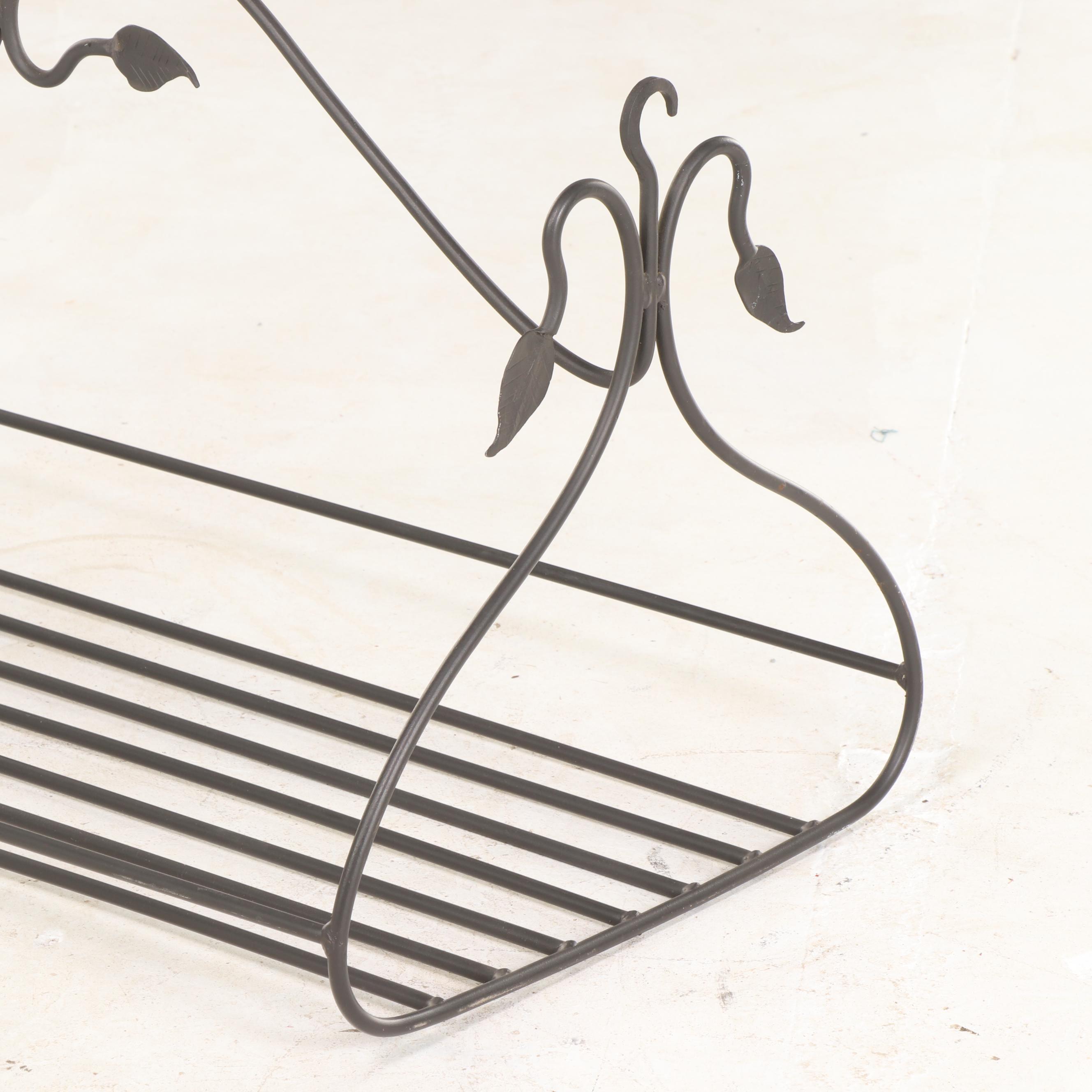 Wrought Iron Kitchen Pot Rack EBTH