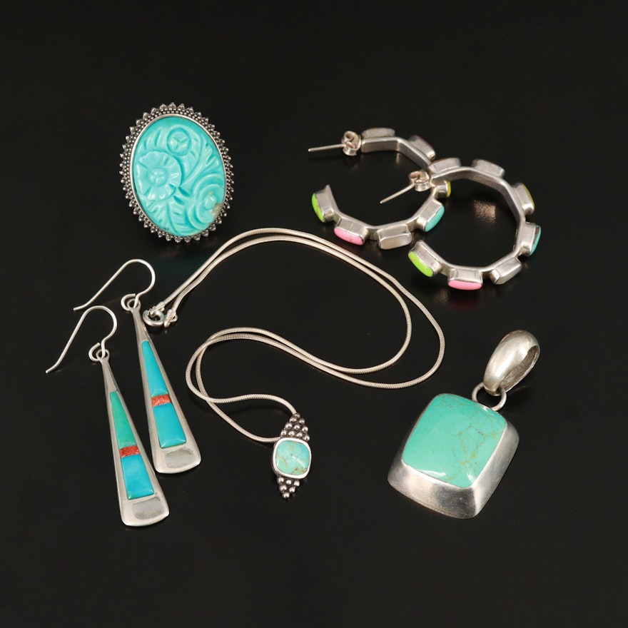 Robert Lee Morris and Amy Kahn Russell Featured with Sterling Gemstone  Jewelry | EBTH