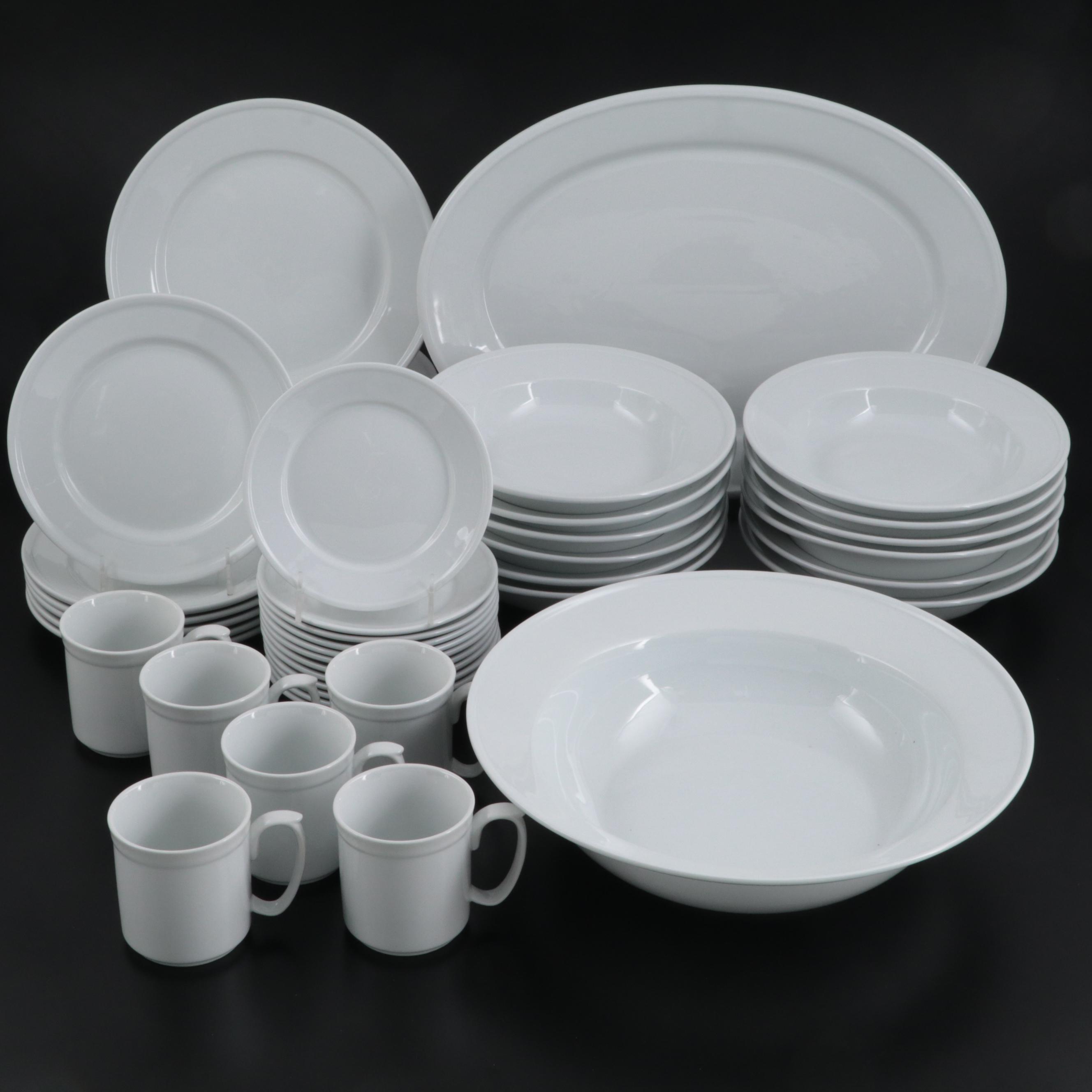 WilliamsSonoma "Pantry Essentials" Porcelain Dinnerware and Platter EBTH