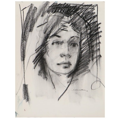 Jack Meanwell Portrait Drawing, 1977