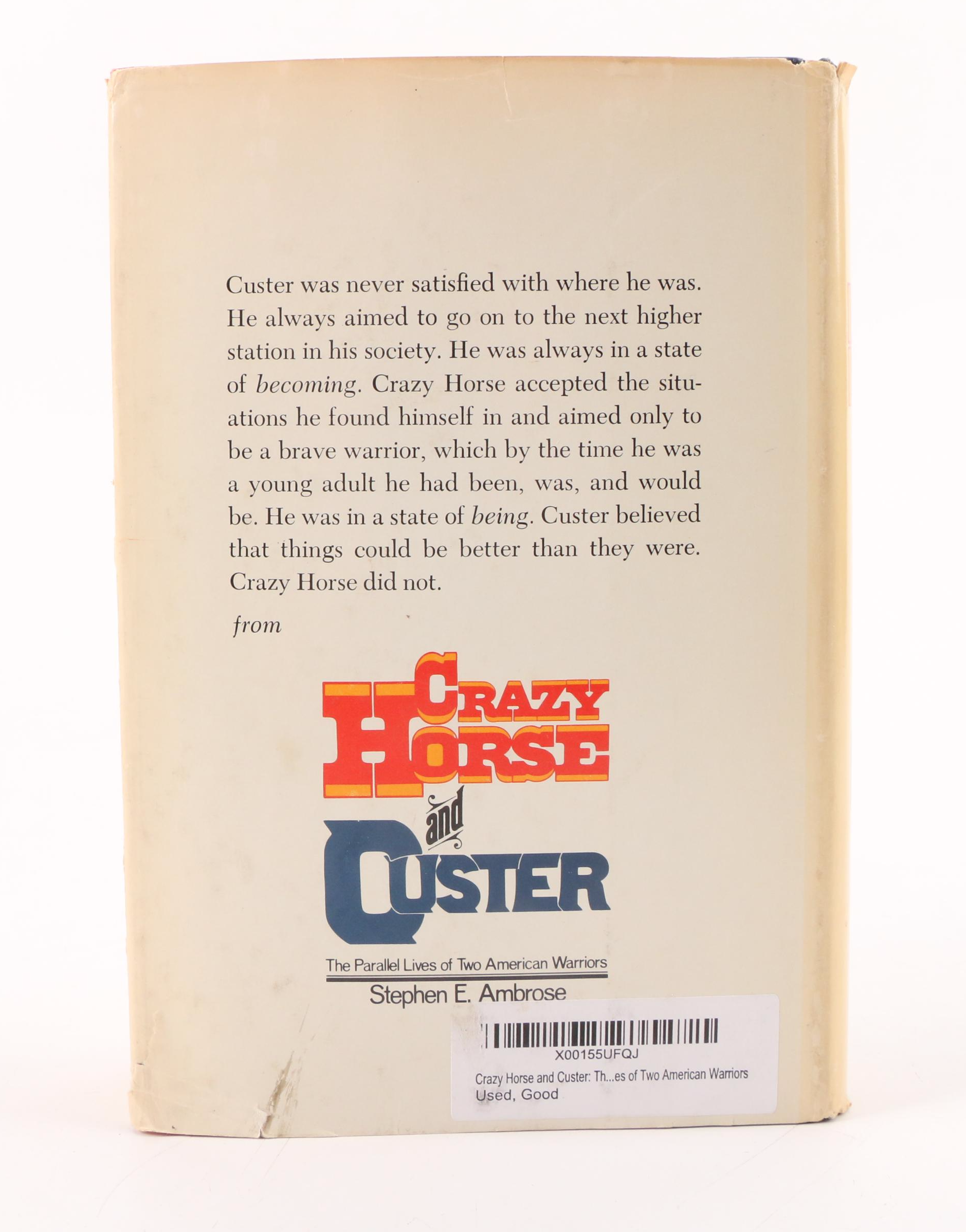 "Crazy Horse and Custer" by Stephen Ambrose and Other Western History