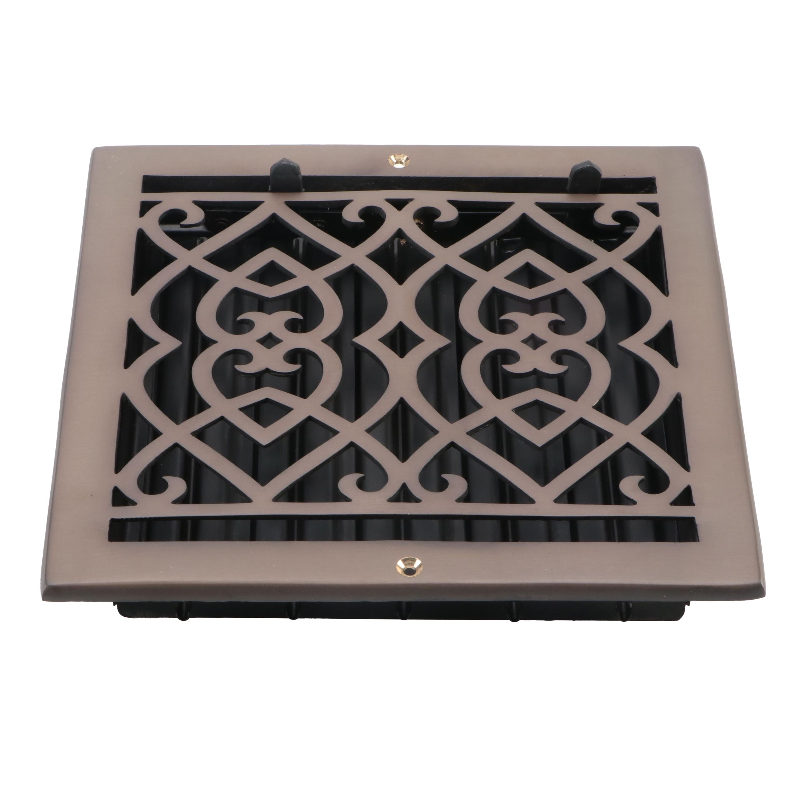 Brass Floor Register in Bronze Finish EBTH