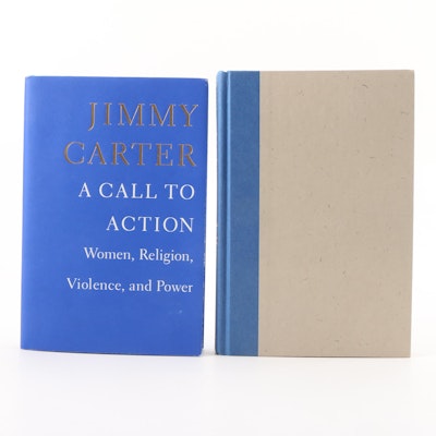 Signed "A Call to Action" and "An Hour Before Daylight" by Jimmy Carter