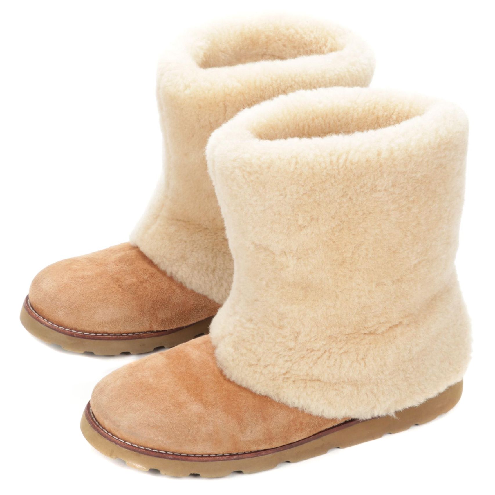 UGG Australia "Maylin" Sheepskin and Suede Boots EBTH