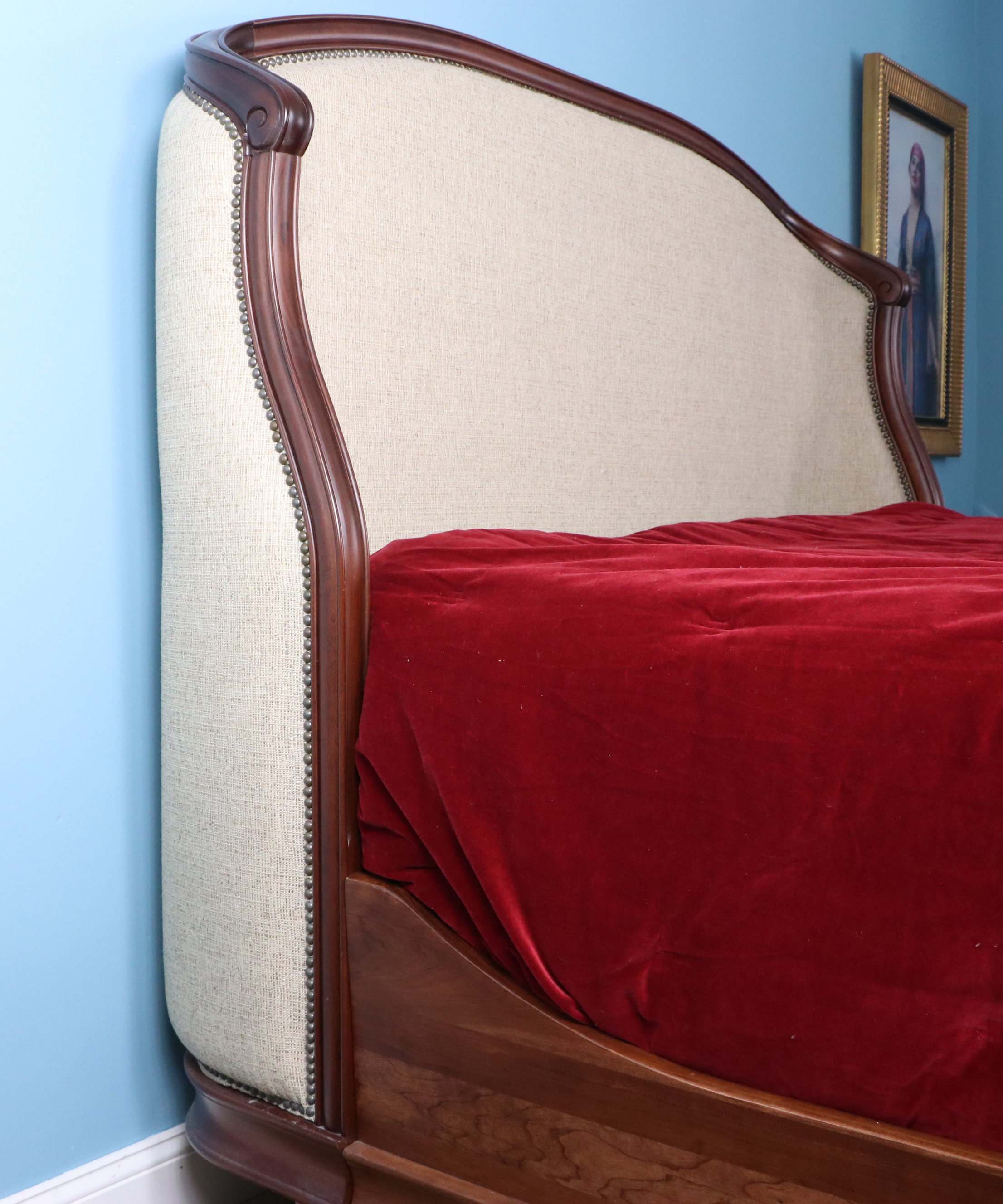 Upholstered Queen Size Bed Frame EBTH