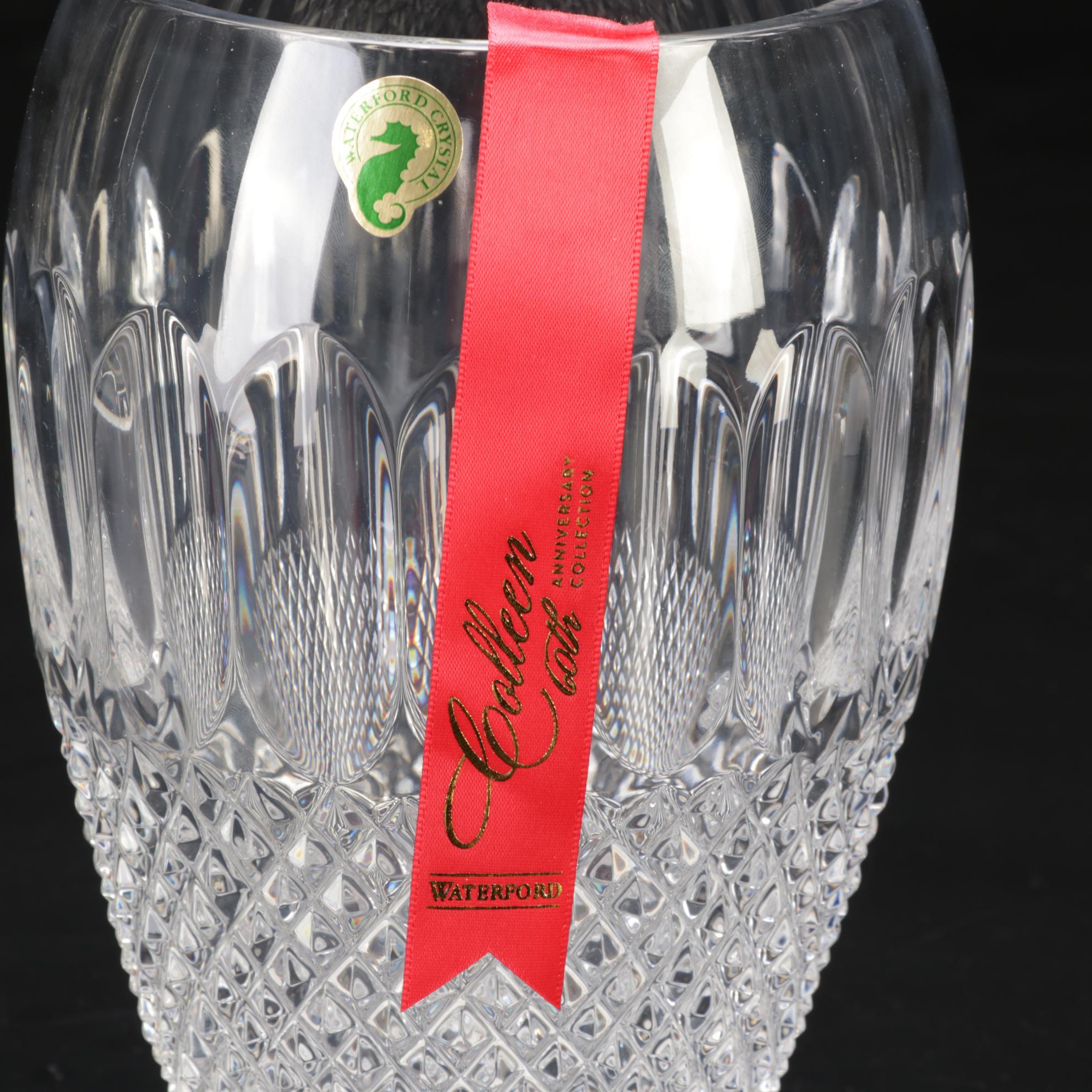 Waterford Crystal "Colleen" 60th Anniversary Vase EBTH