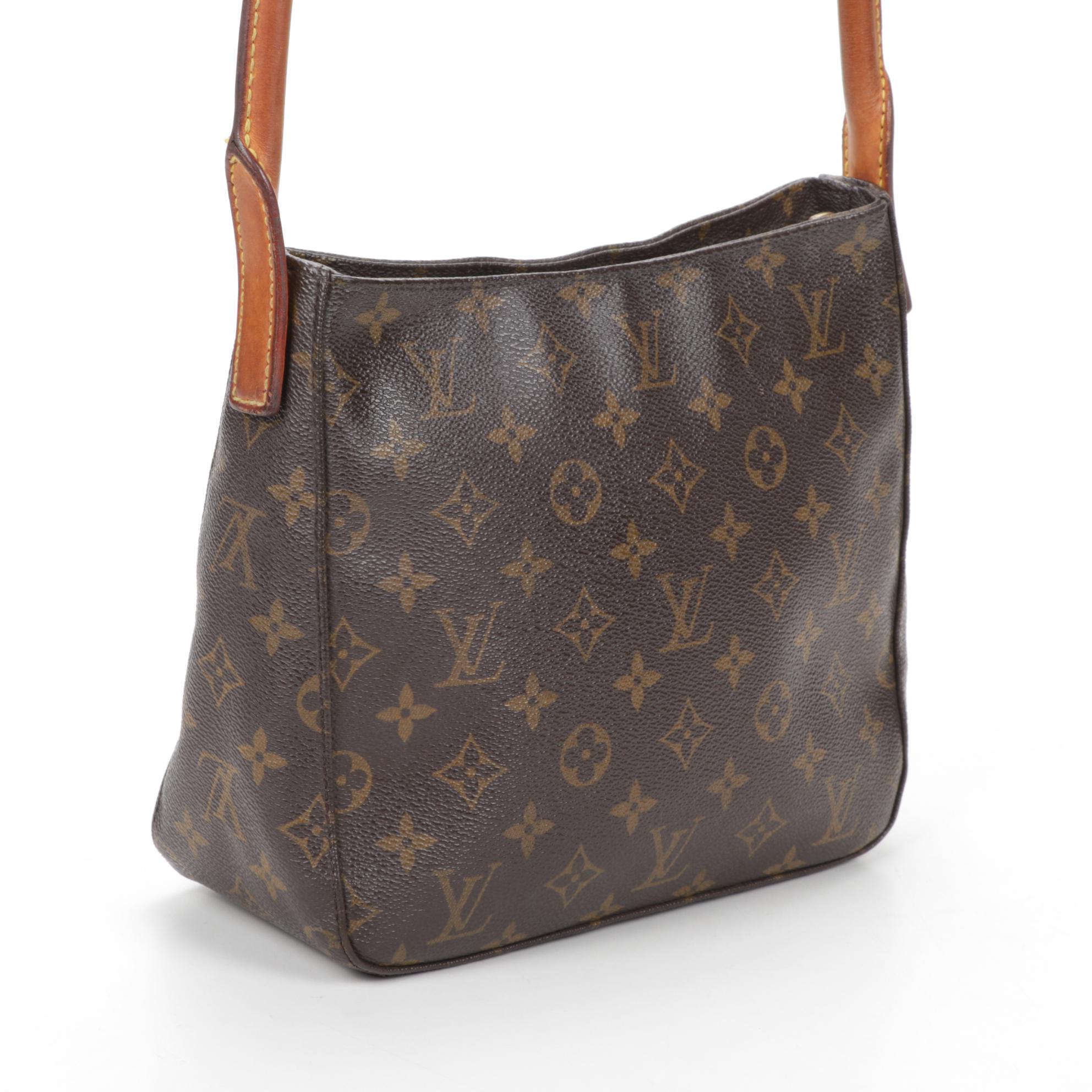 Louis Vuitton Looping MM Shoulder Bag in Monogram Canvas and Vachetta