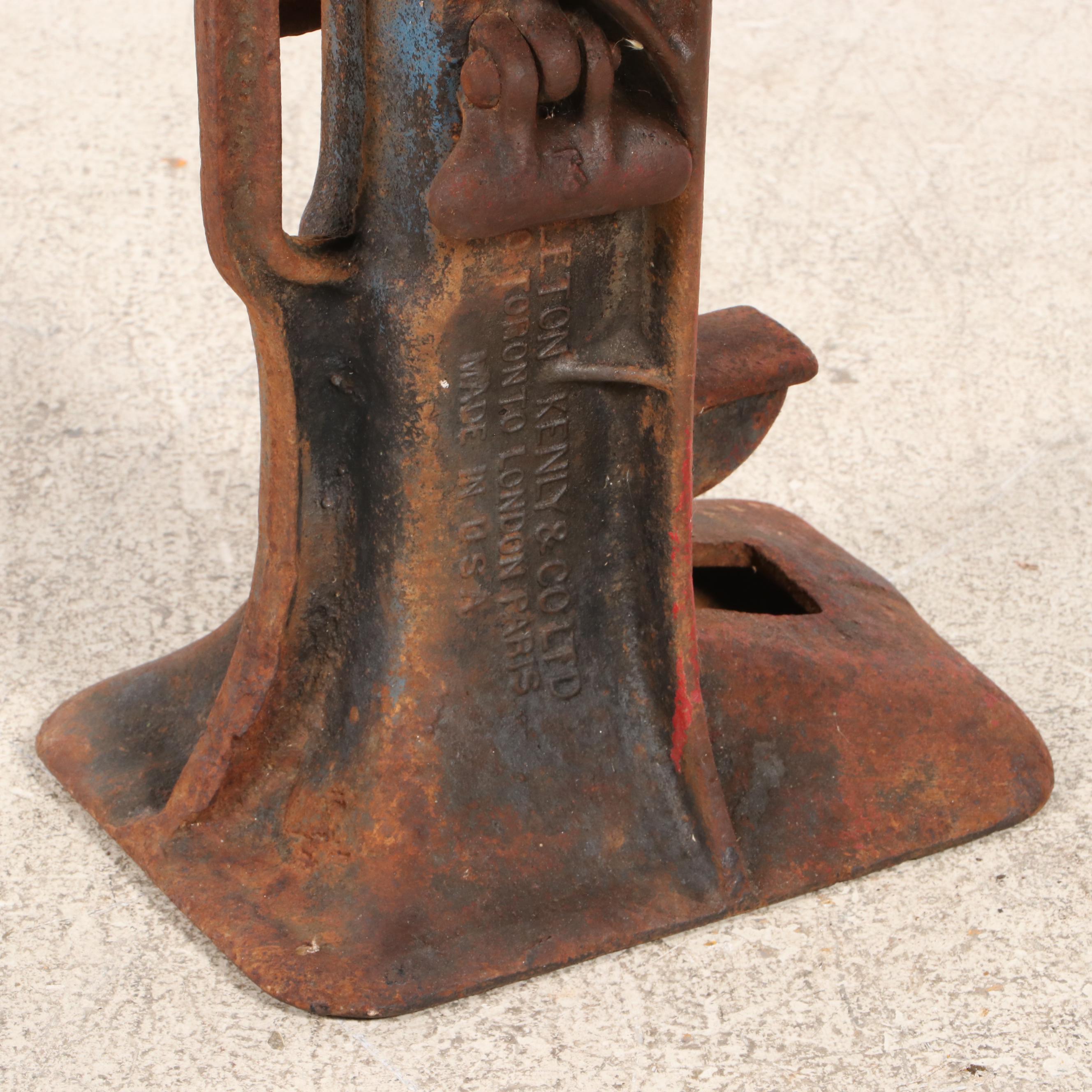 Templeton, Kenly, & Co. Simplex 15 Ton Railroad Ratchet Jack, Early
