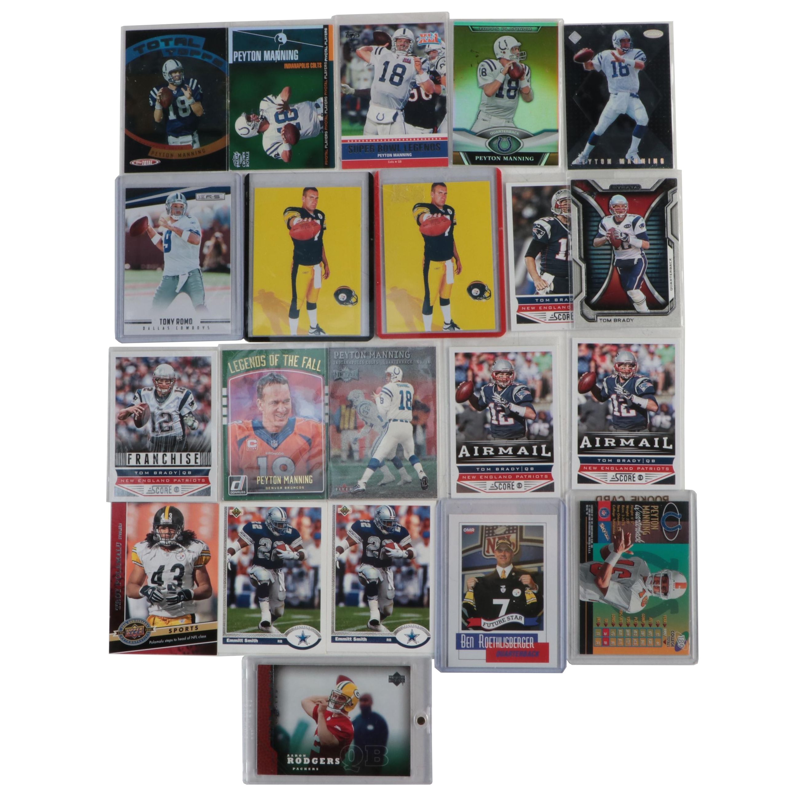 Aaron Rodgers, Peyton Manning, Ben Roethlisberger Rookies