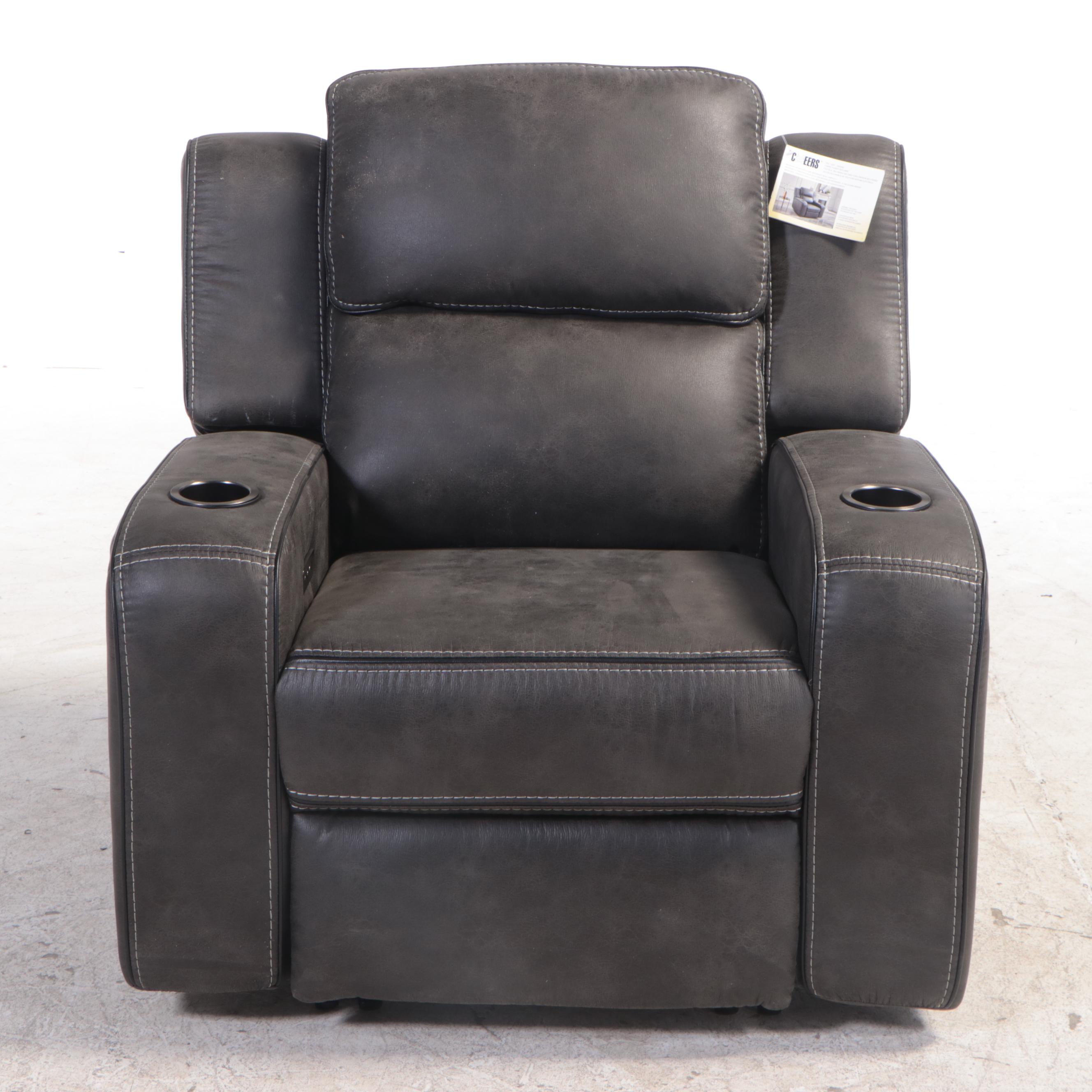 Cheers "Matteus" Fabric Power Recliner EBTH