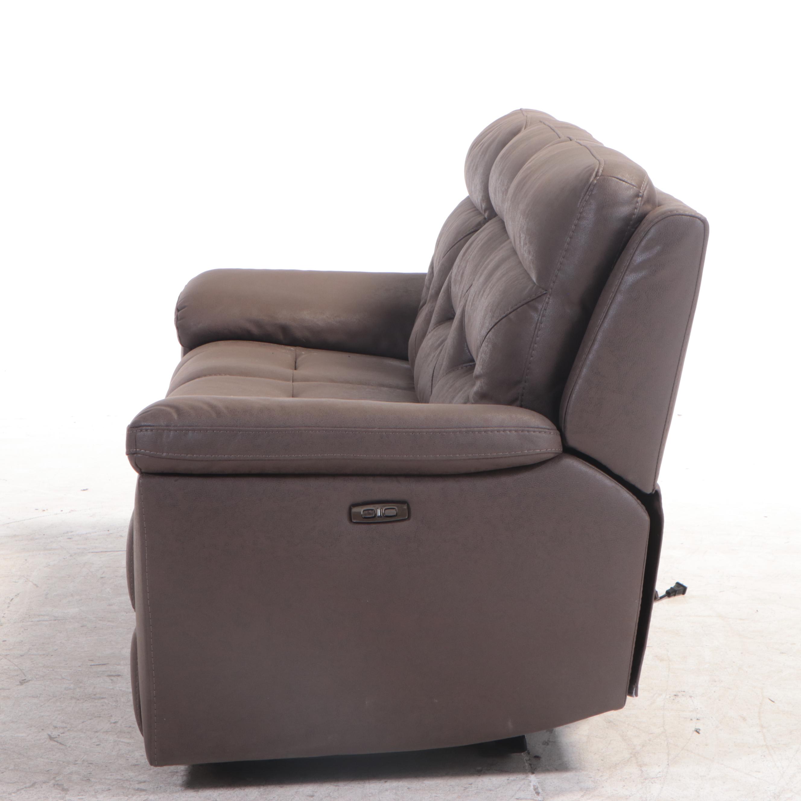 Gilman Creek Furniture "Lawton" Fabric Power Reclining Sofa with Power