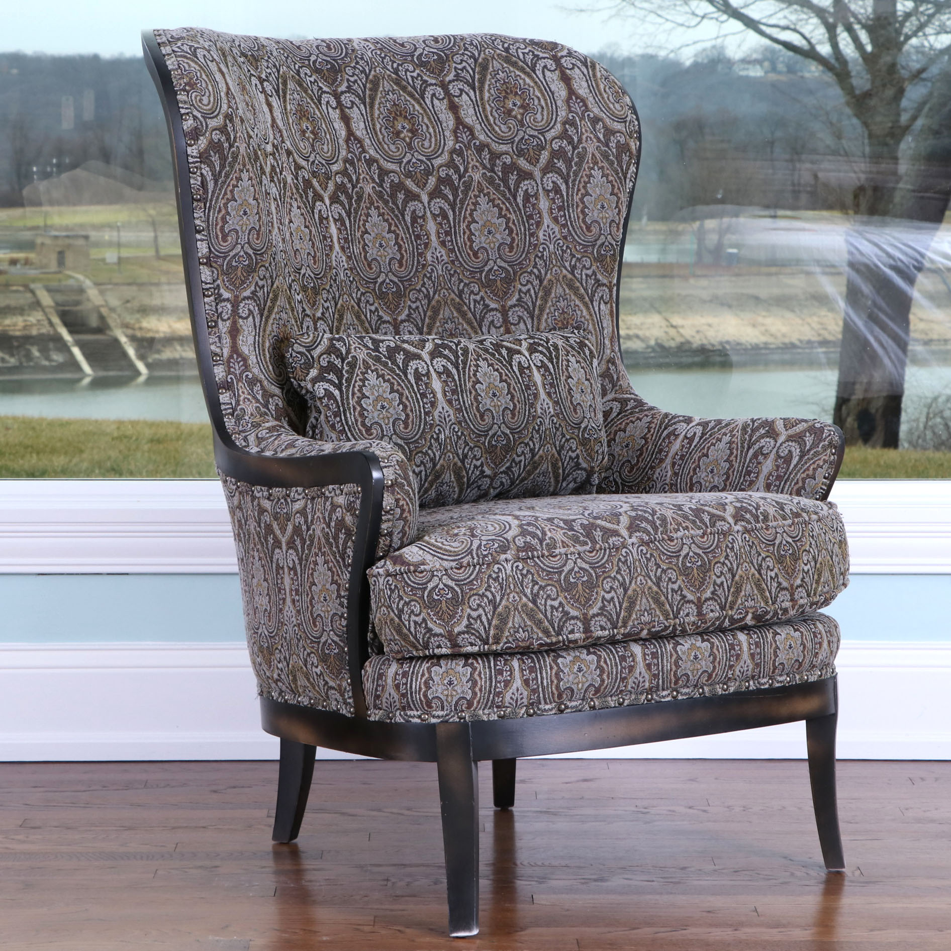 Arhaus Furniture "Portsmouth" Exposed Frame Armchair EBTH