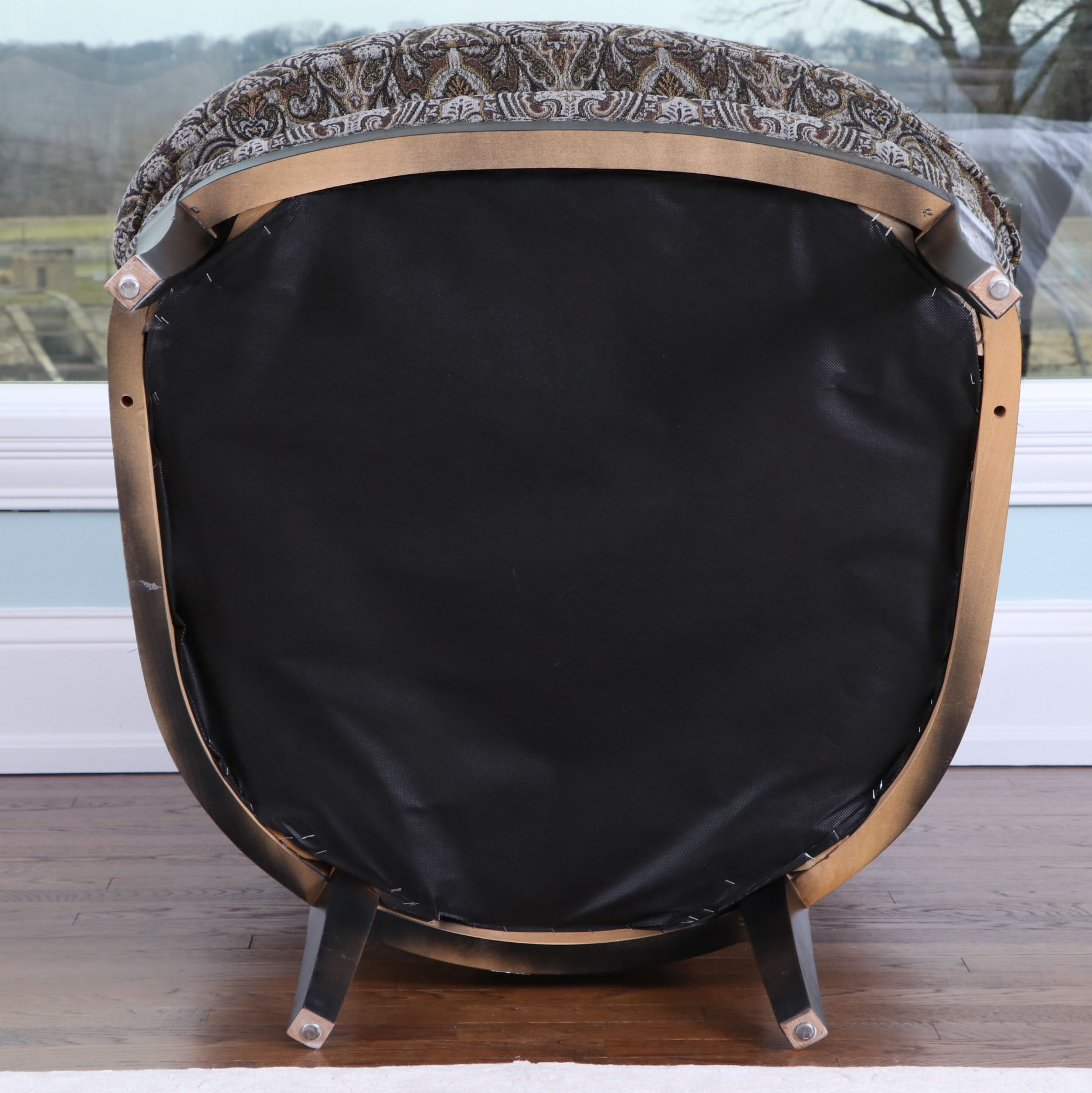 Arhaus Furniture "Portsmouth" Exposed Frame Armchair EBTH