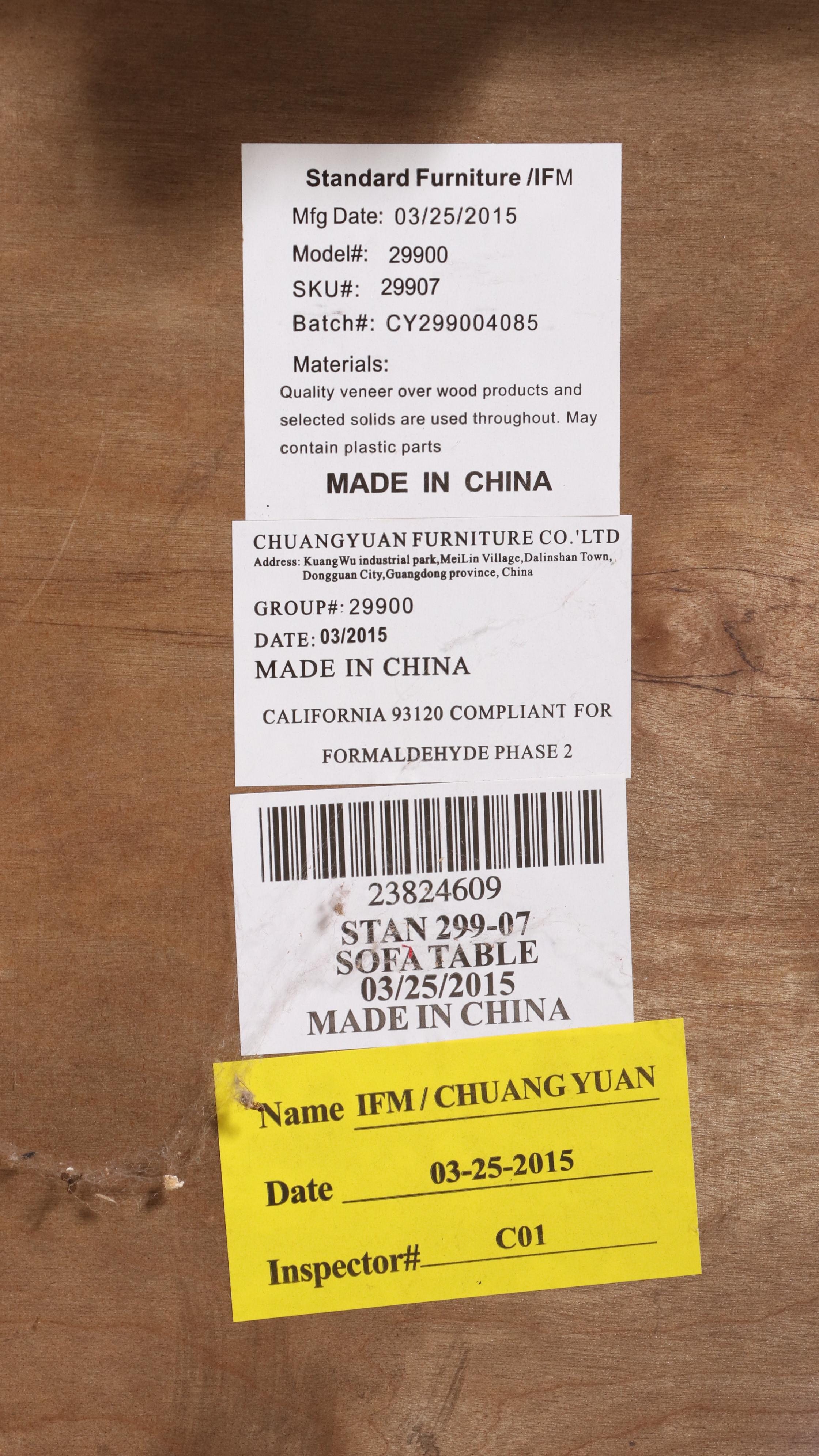 Standard Furniture/IFM Modernist Style ThreeTier Sofa Table EBTH