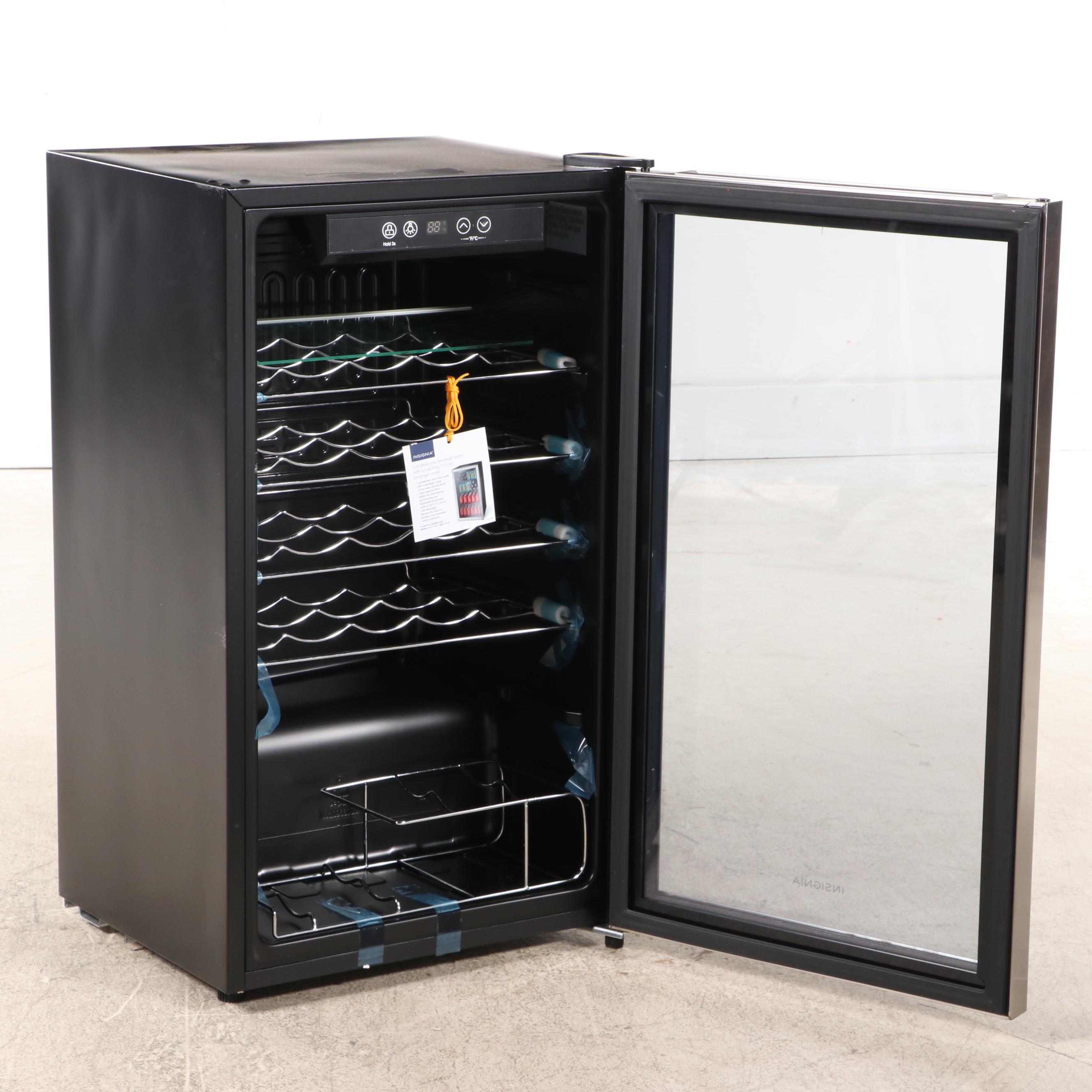 Insignia Stainless Steel 29Bottle Wine Cooler EBTH