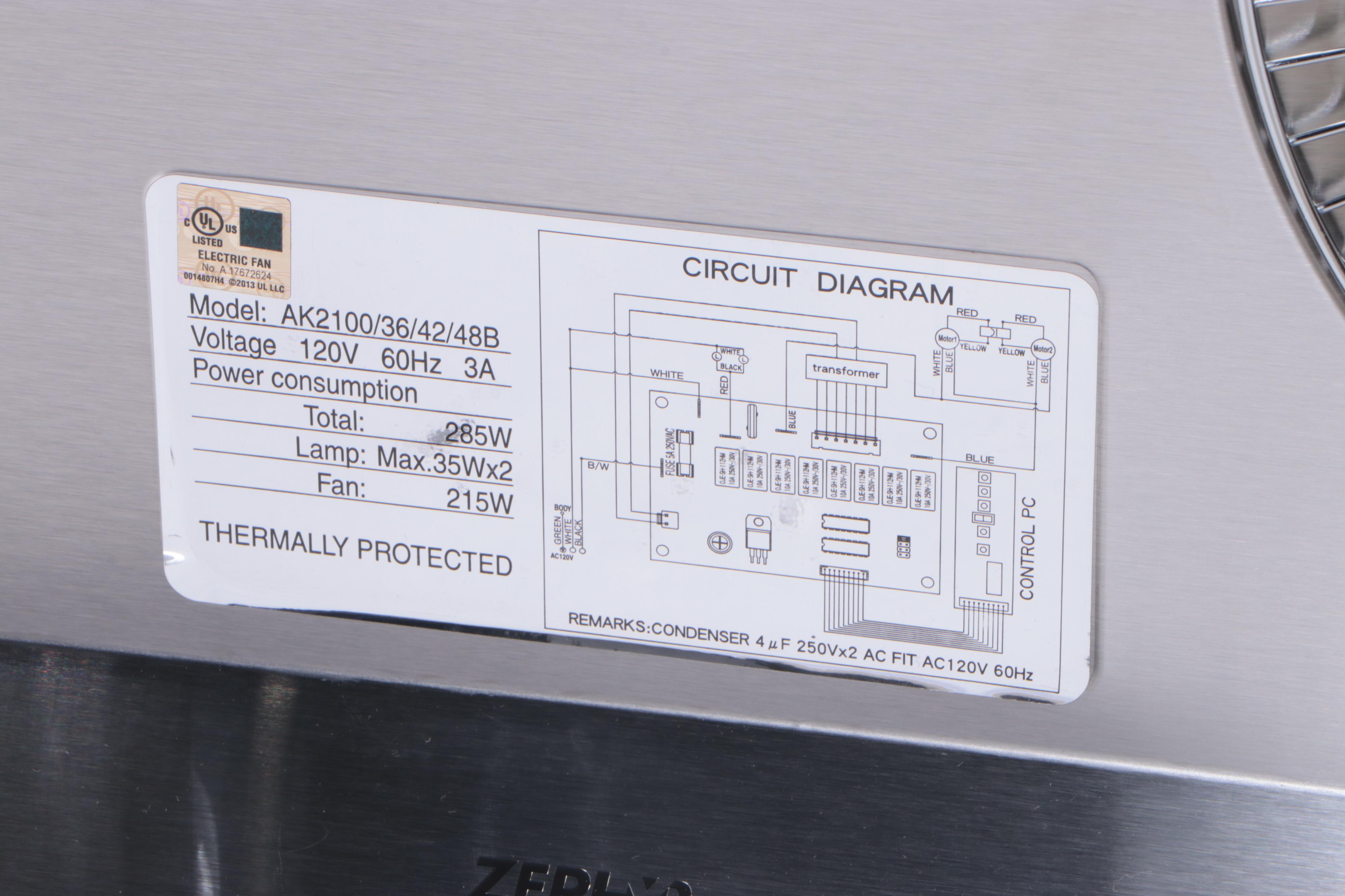 Zephyr Power Typhoon 30" Externally Vented Stainless Steel Range Hood