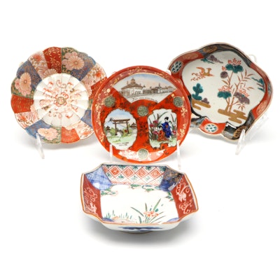 Japanese Imari and Other Porcelain Plates and Bowls