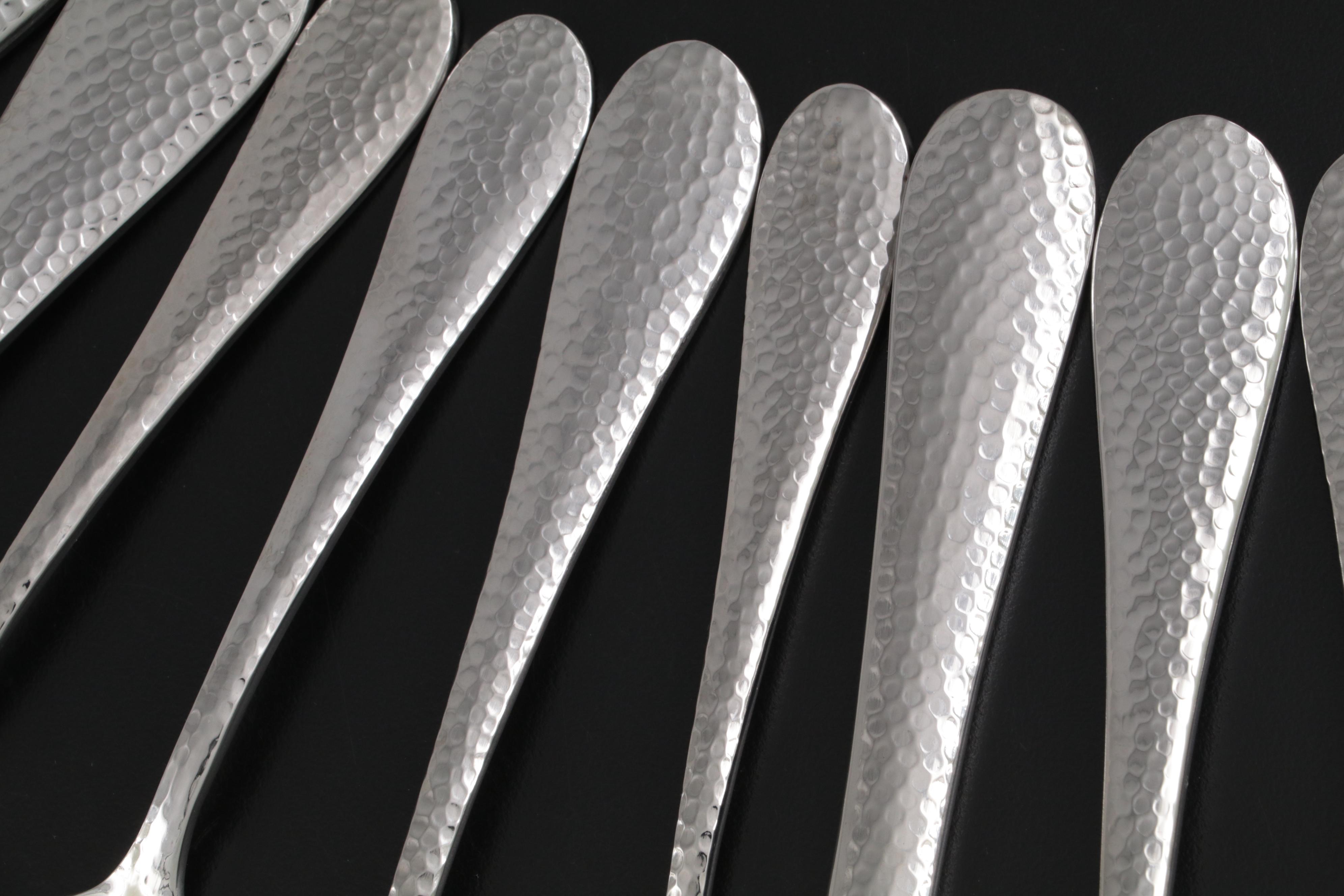 Oneida "Tibet" Stainless Steel Flatware and Serving Utensils with Chest