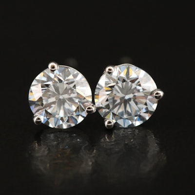 14K 1.00 CTW Lab Grown Diamond Martini Set Stud Earrings