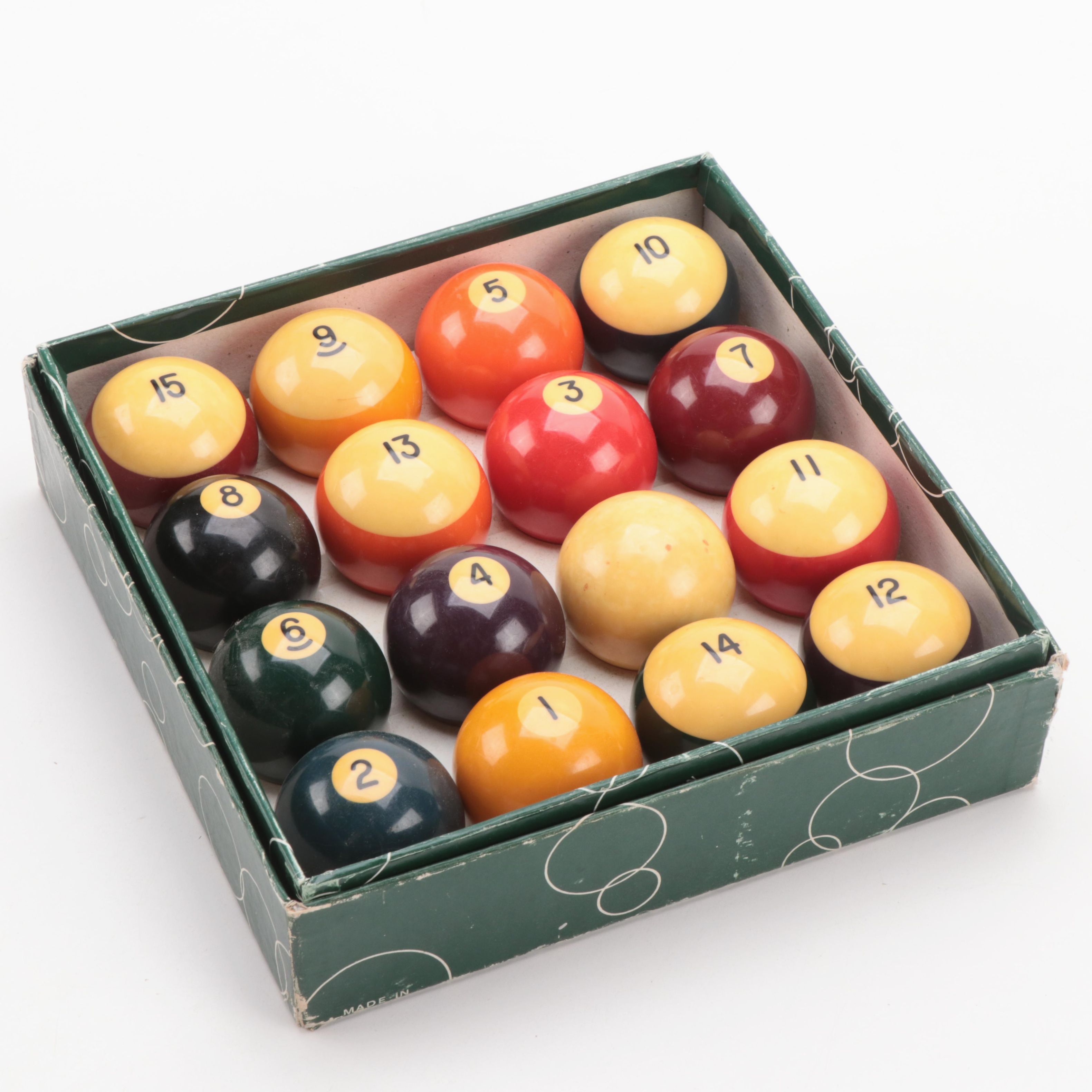 Aramith Belgian Billiards Balls in Original Packaging EBTH
