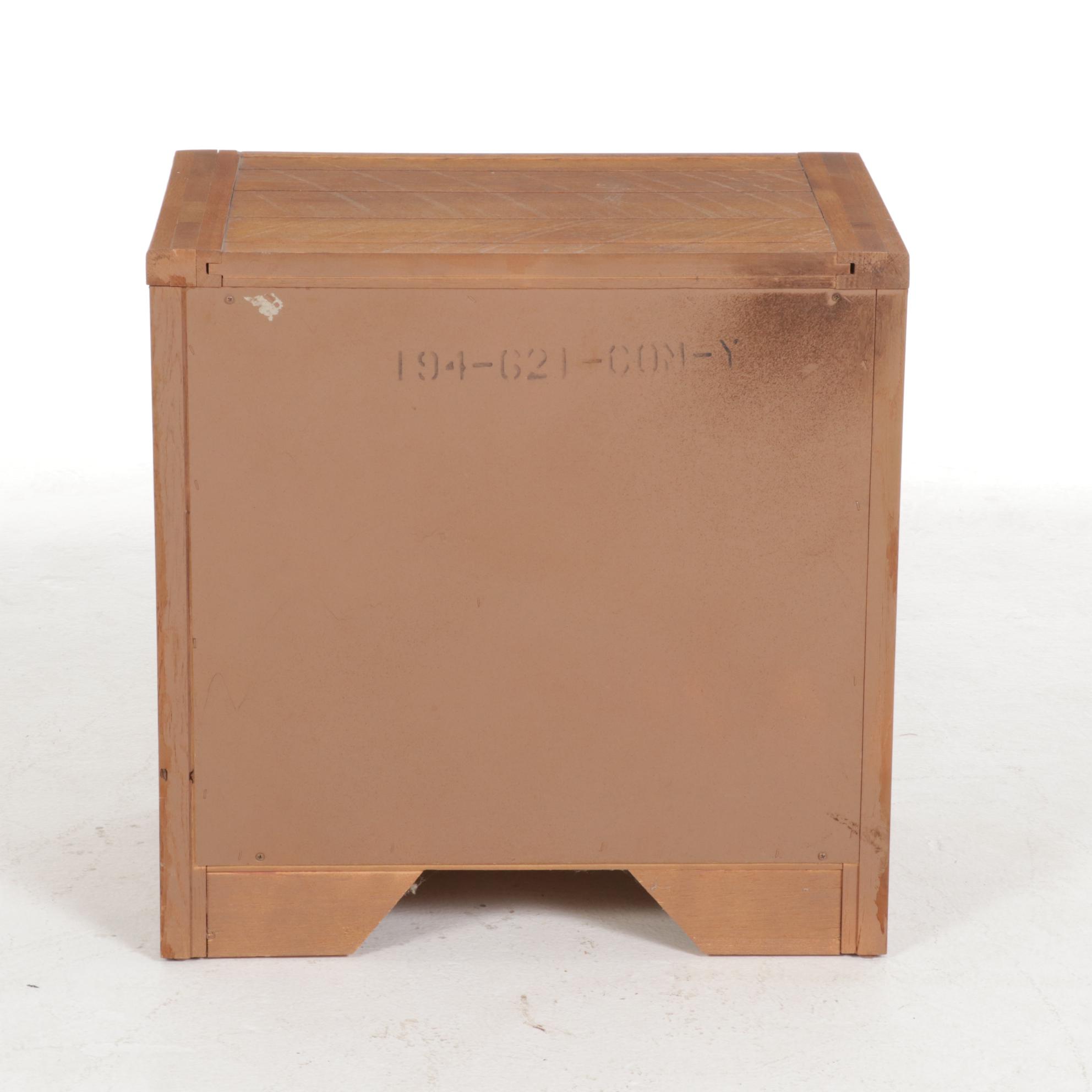 YoungHinkle "Windjammer" Rustic Finished Oak Chest, Hutch and